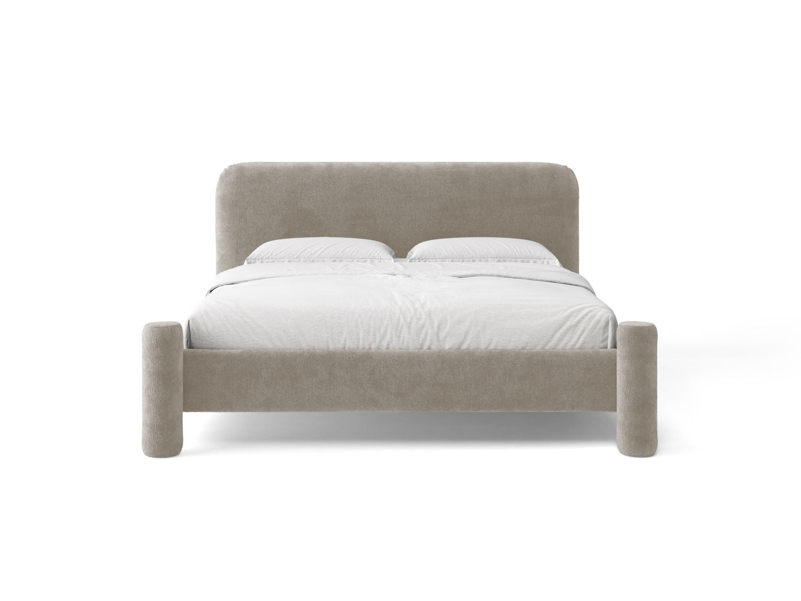 Bed VERA beige chenille