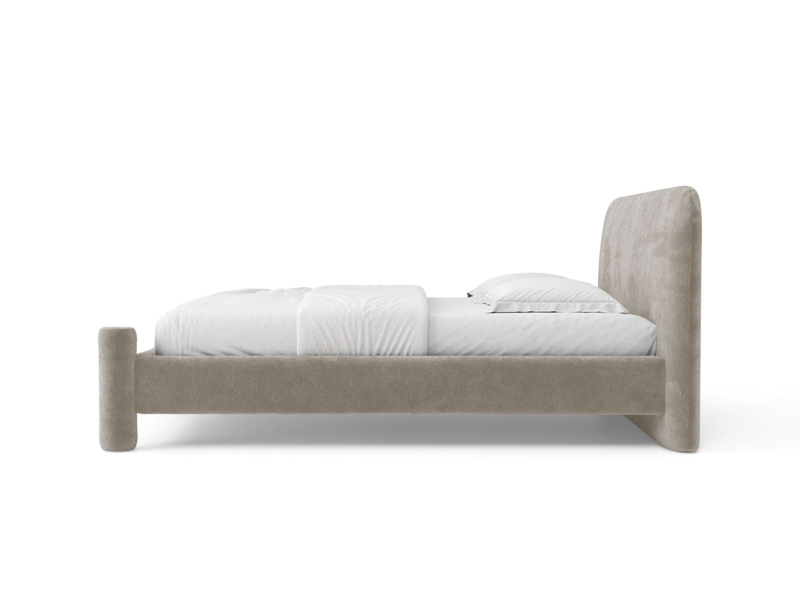 Bed VERA beige chenille
