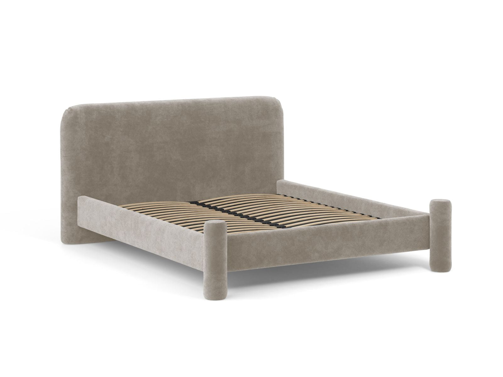 Bed VERA beige chenille