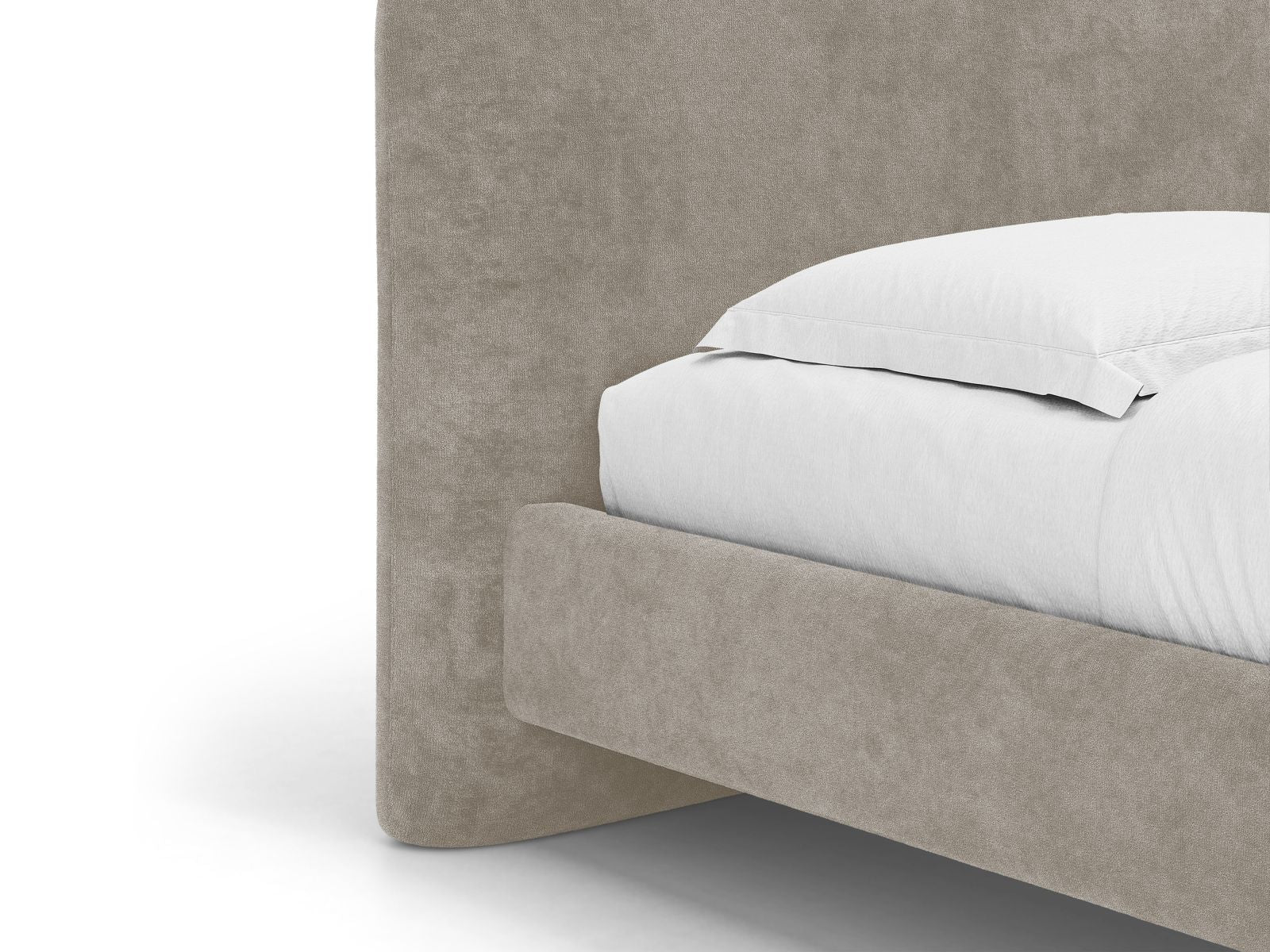 Bed VERA beige chenille