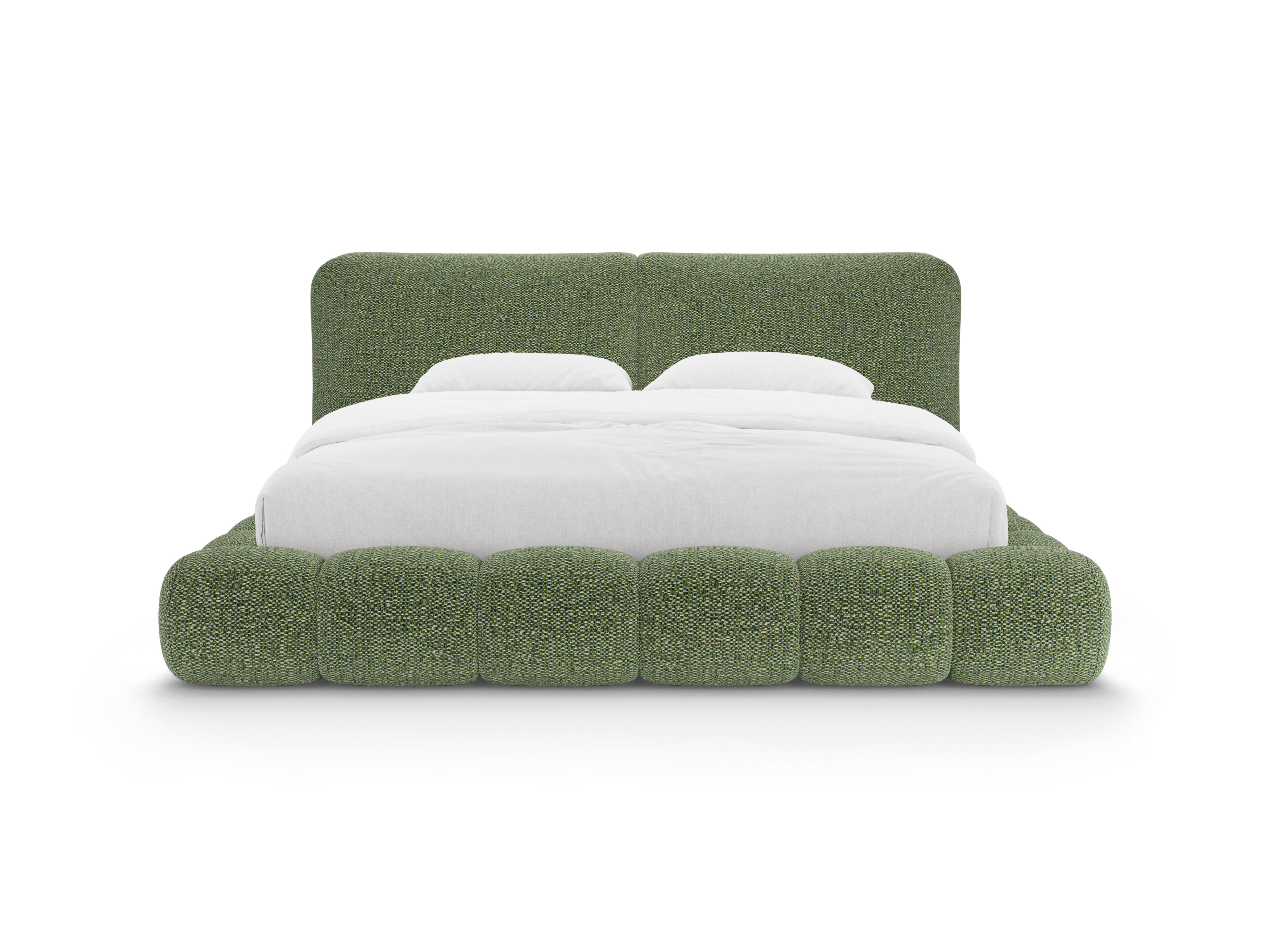Bed SOLANGE groen melange