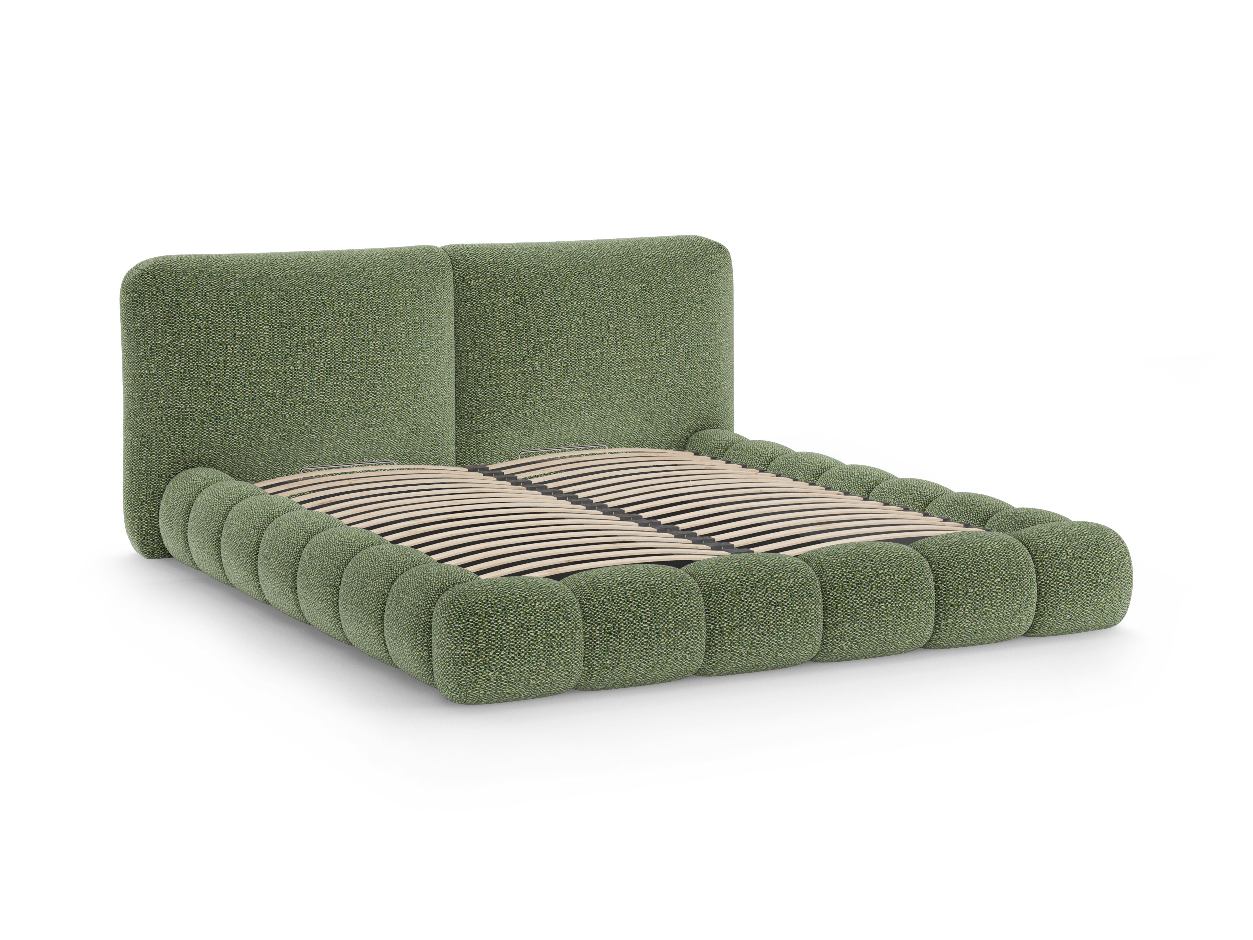 Bed SOLANGE groen melange