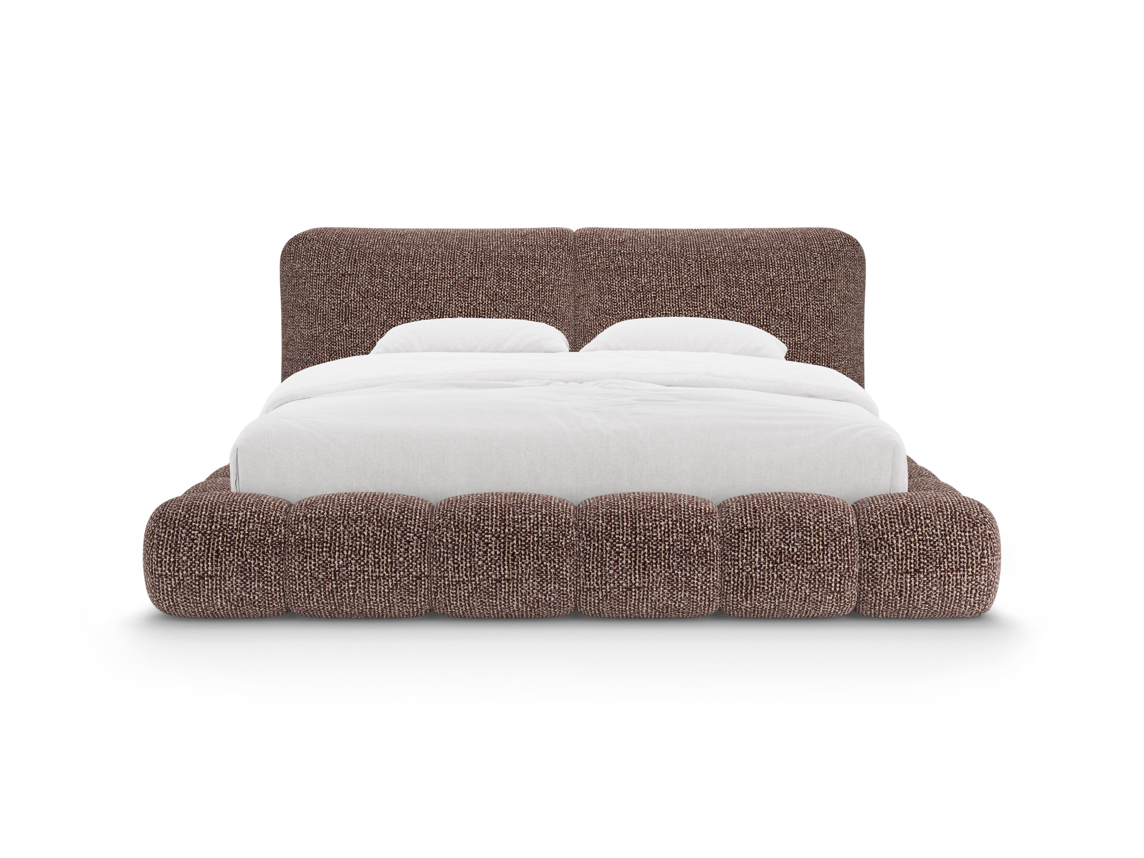 Bed SOLANGE bruin melange