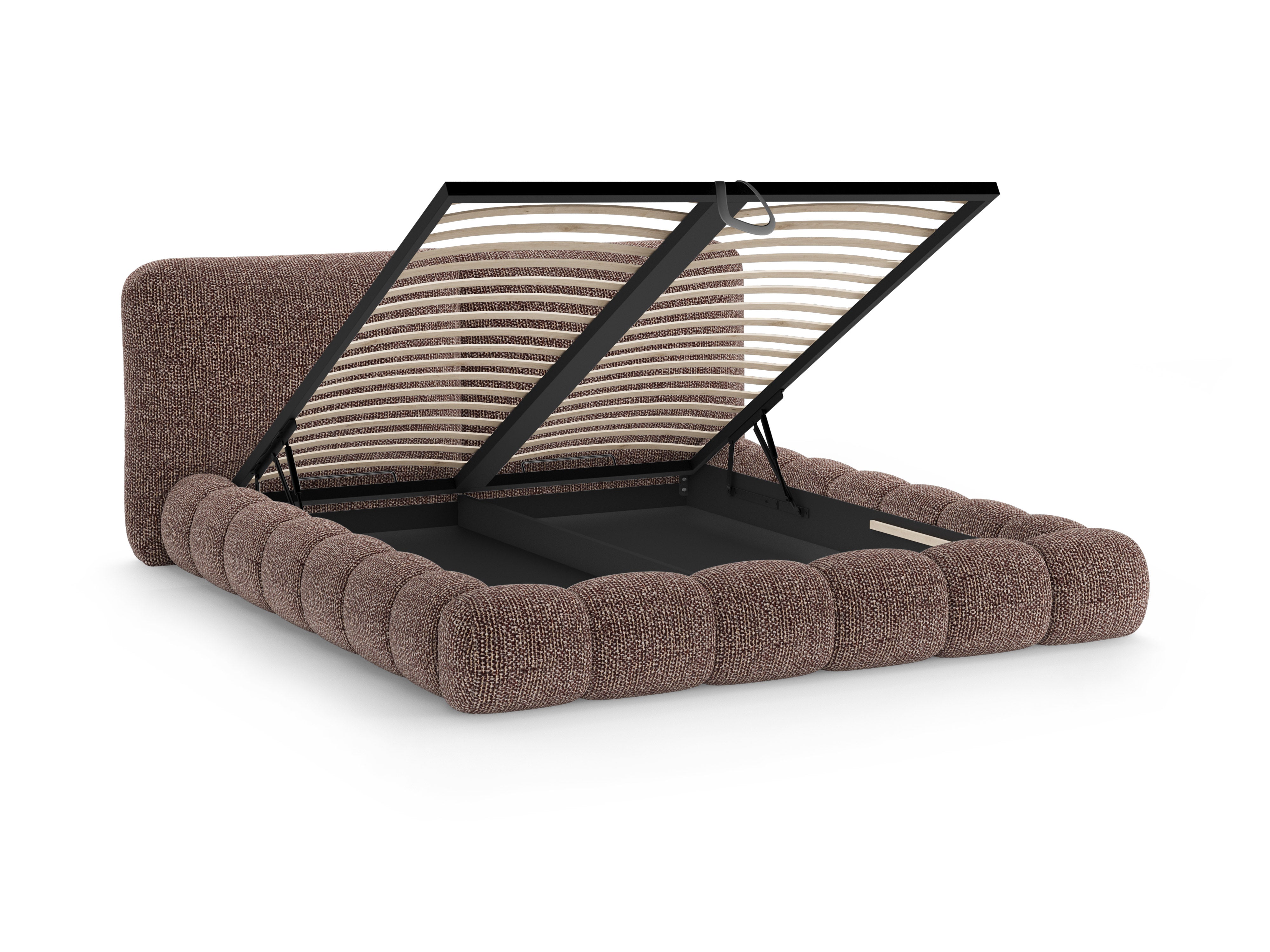 Bed SOLANGE bruin melange