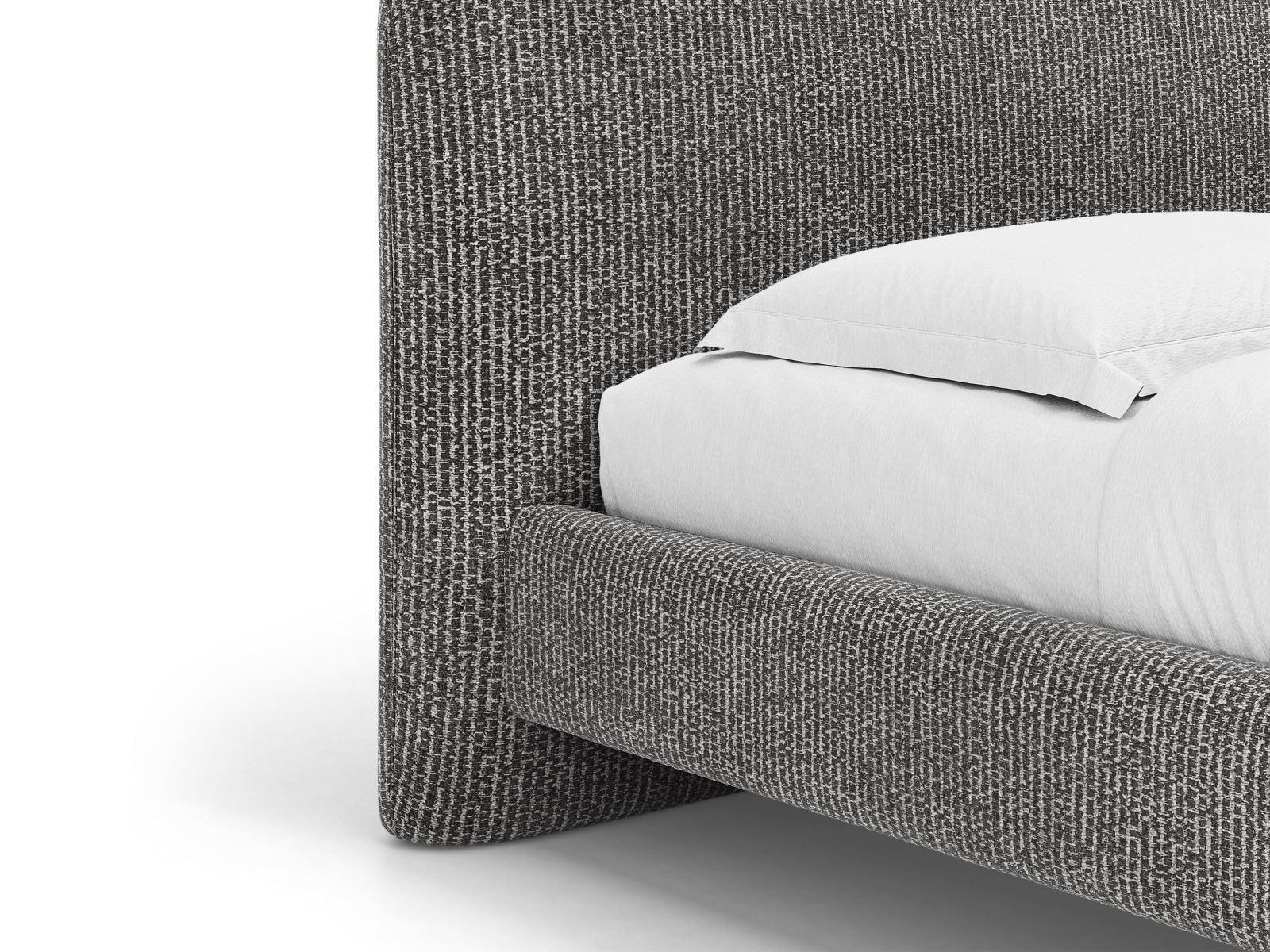 Bed VERA donkergrijs gemêleerd