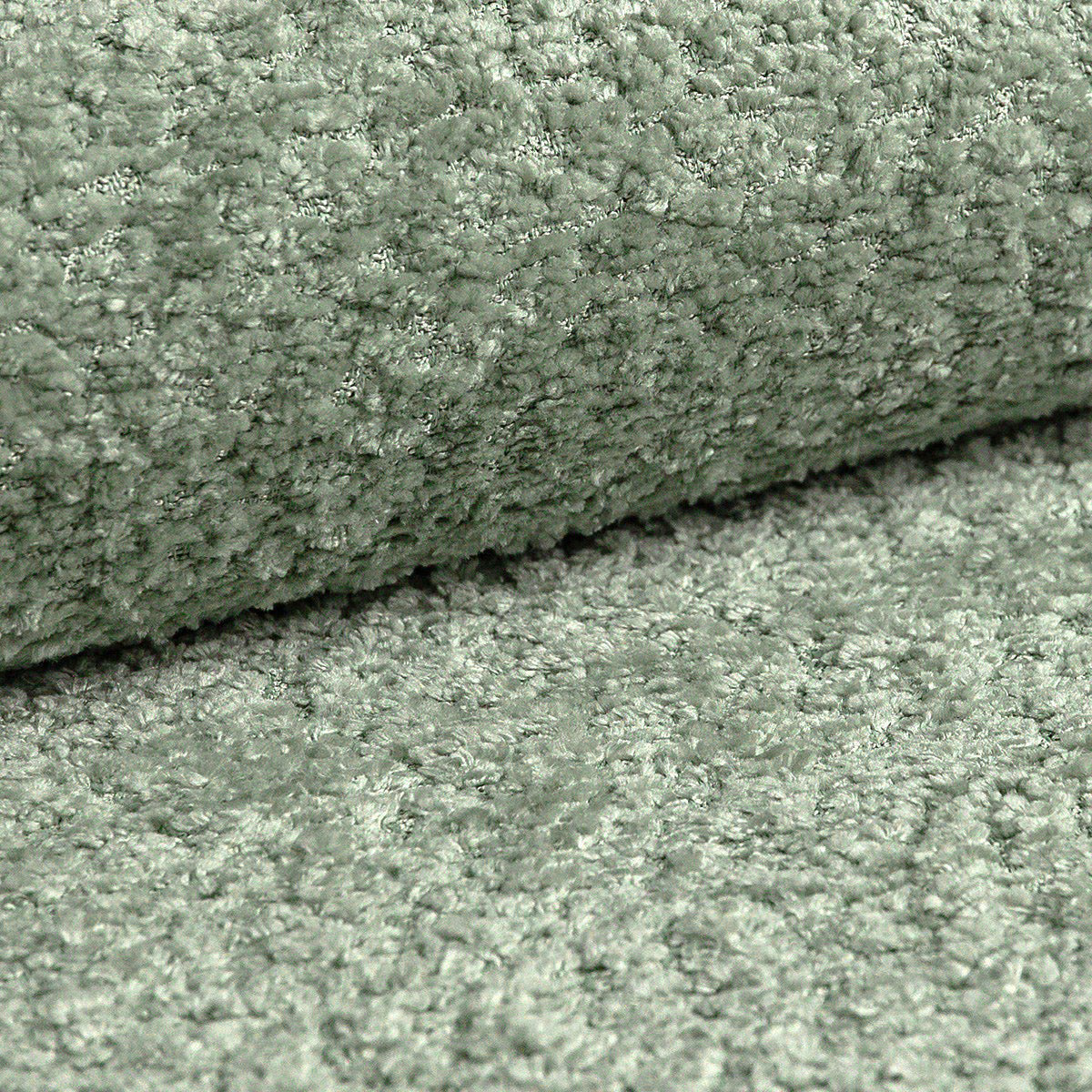 Łóżko MOUNT miętowy boucle – tkanina bouclé, Micadoni