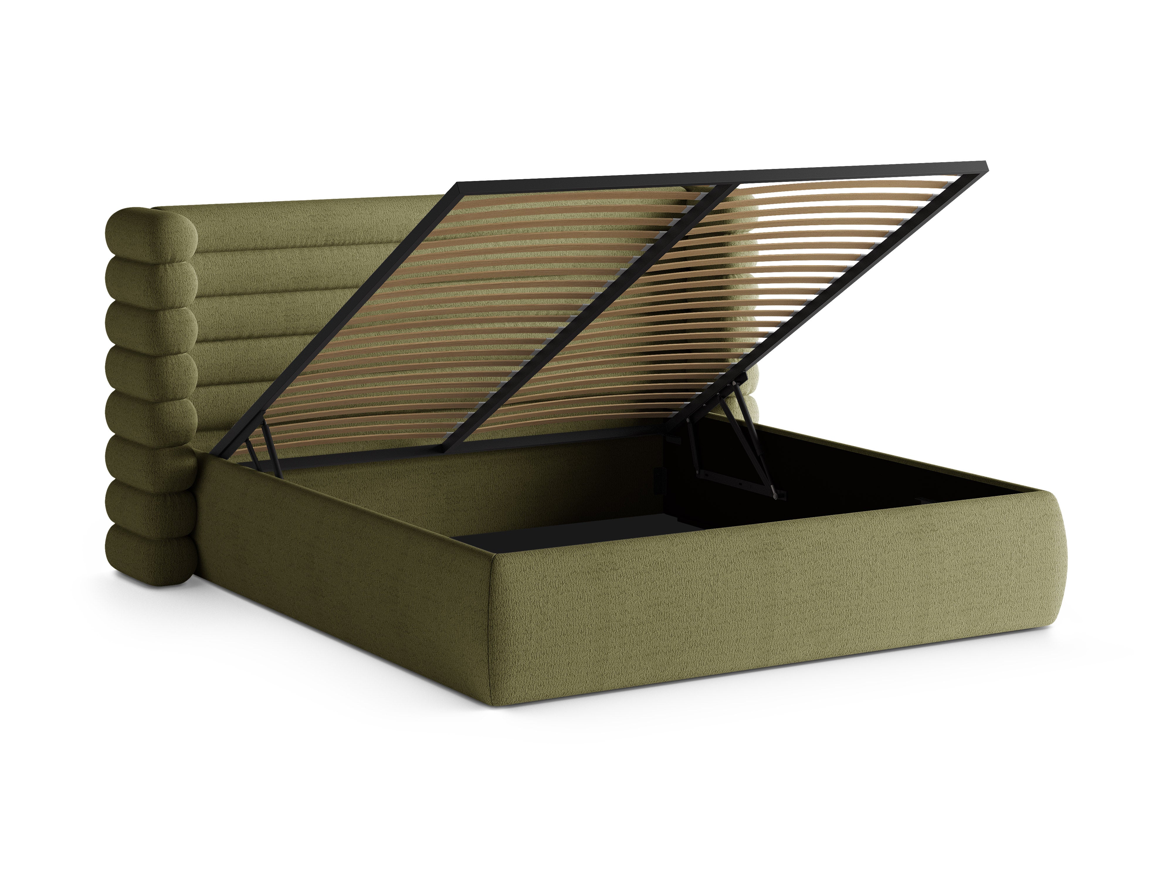 MOUNT olive boucle bed