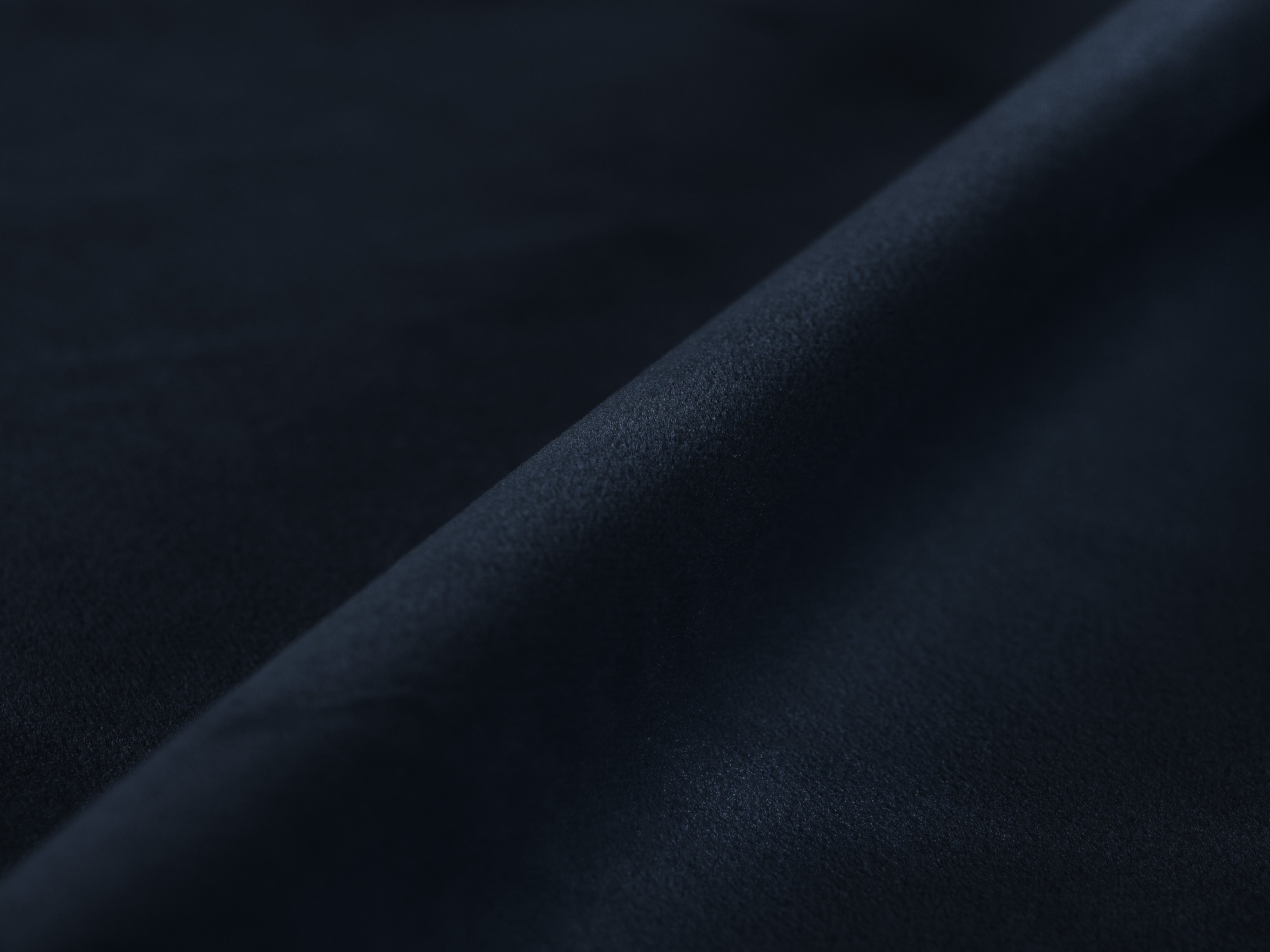Fluwelen bed met opbergruimte LUPINE marineblauw