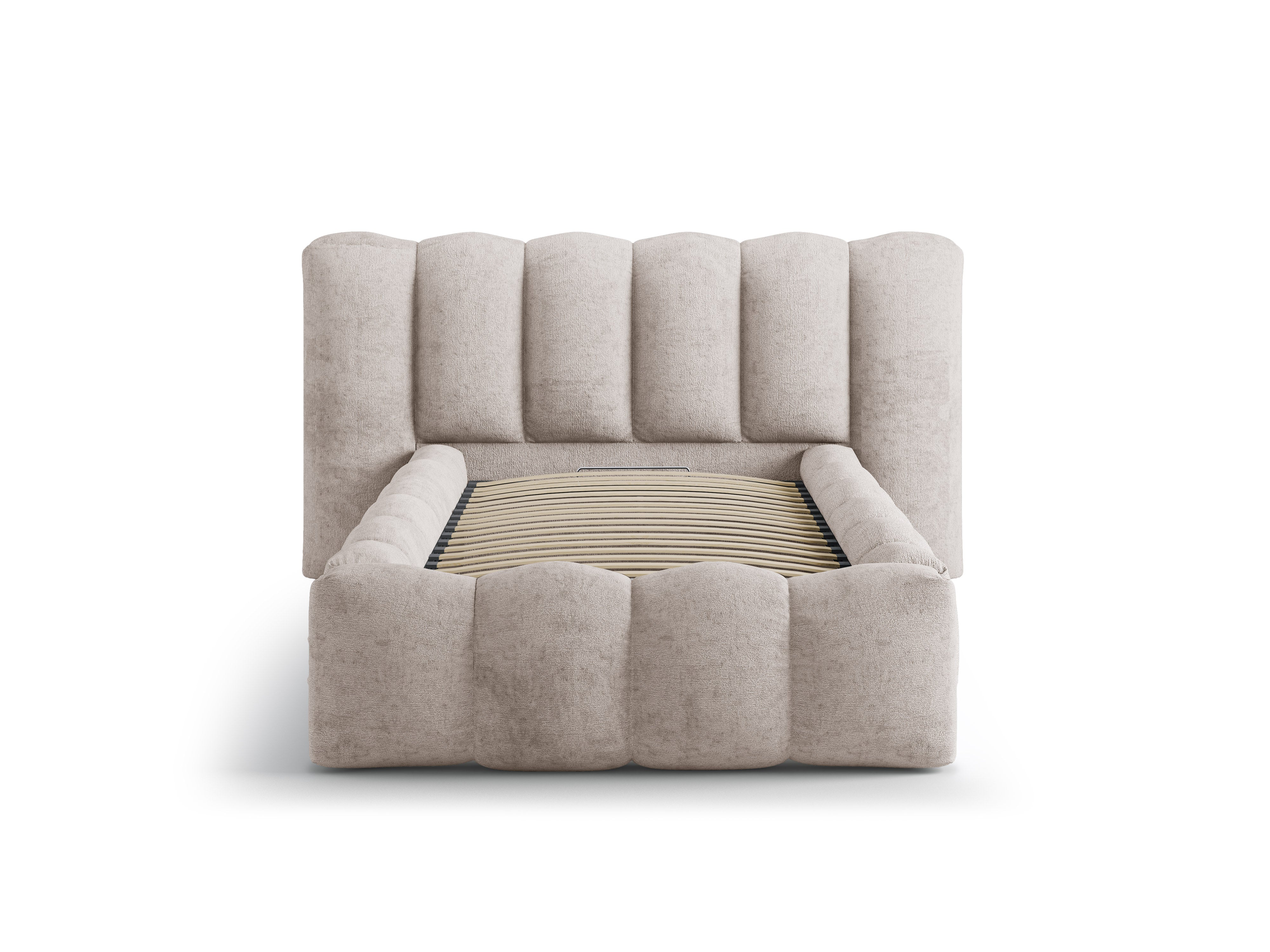 LUPINE Bed Beige Chenille