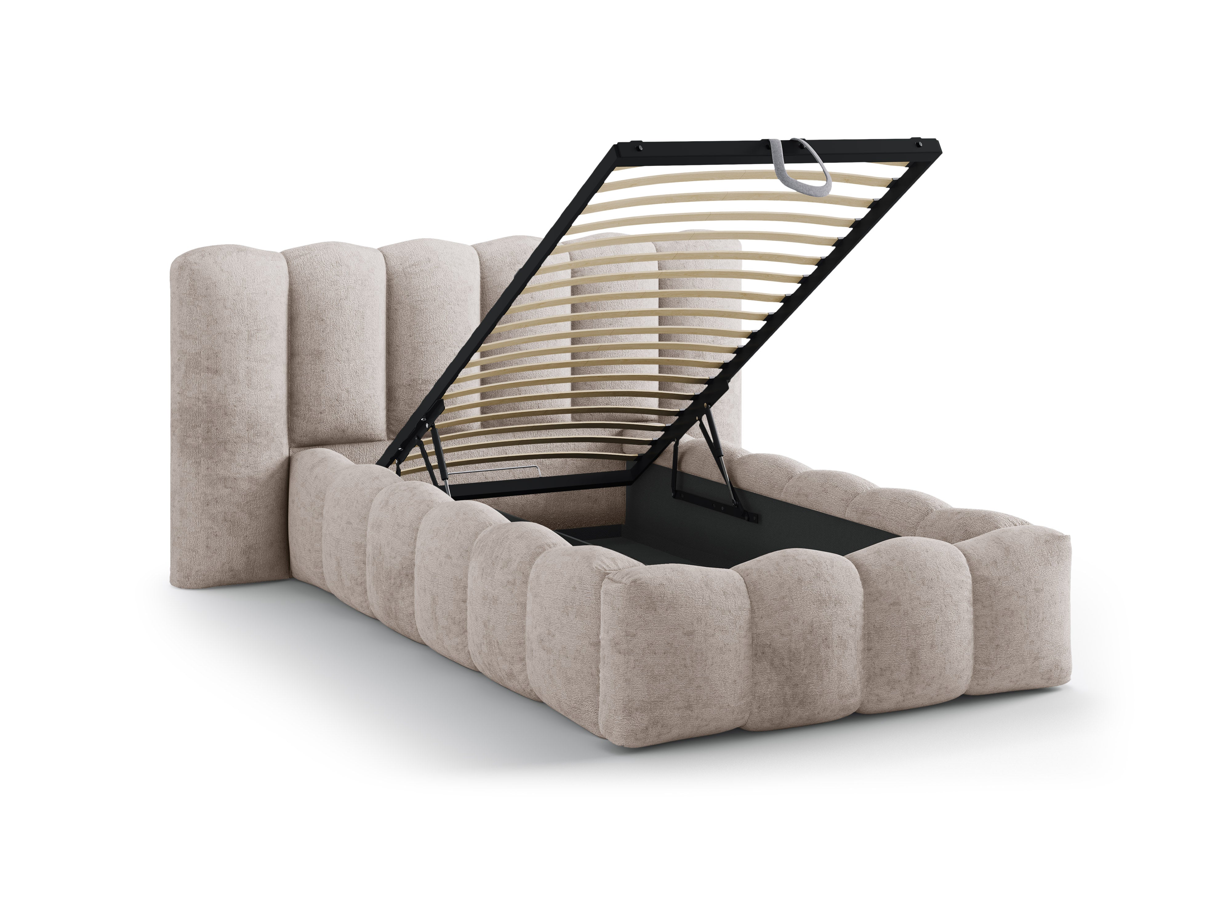 LUPINE Bed Beige Chenille
