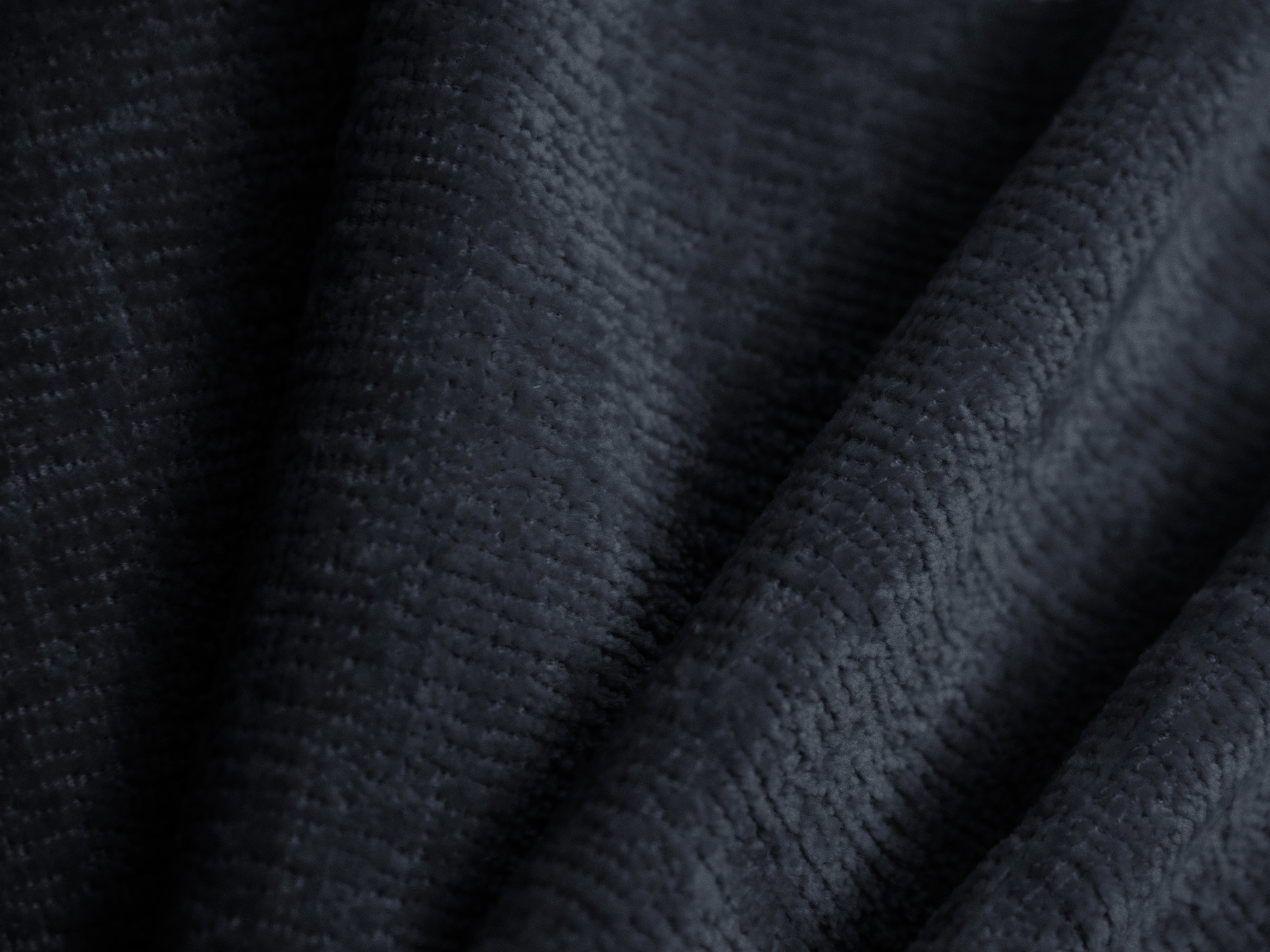 Bed LUPINE donkerblauw chenille