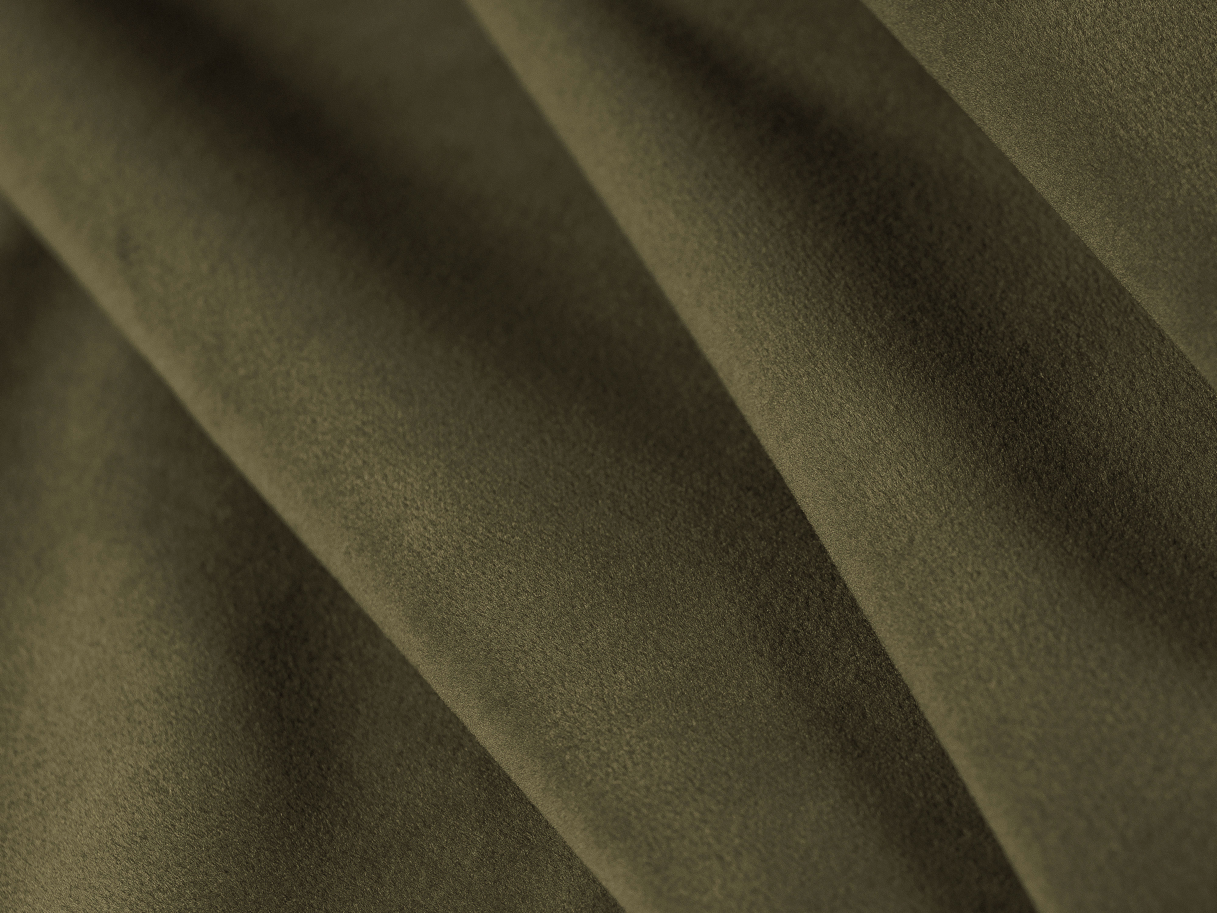 Velvet bed with storage ERIC olive green