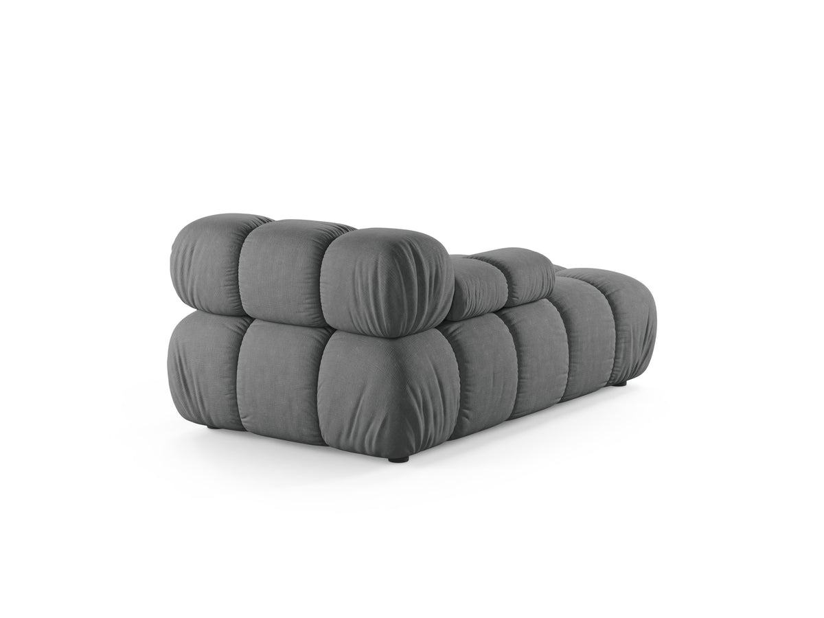 Links georiënteerde BELLIS chaise longue in grijs