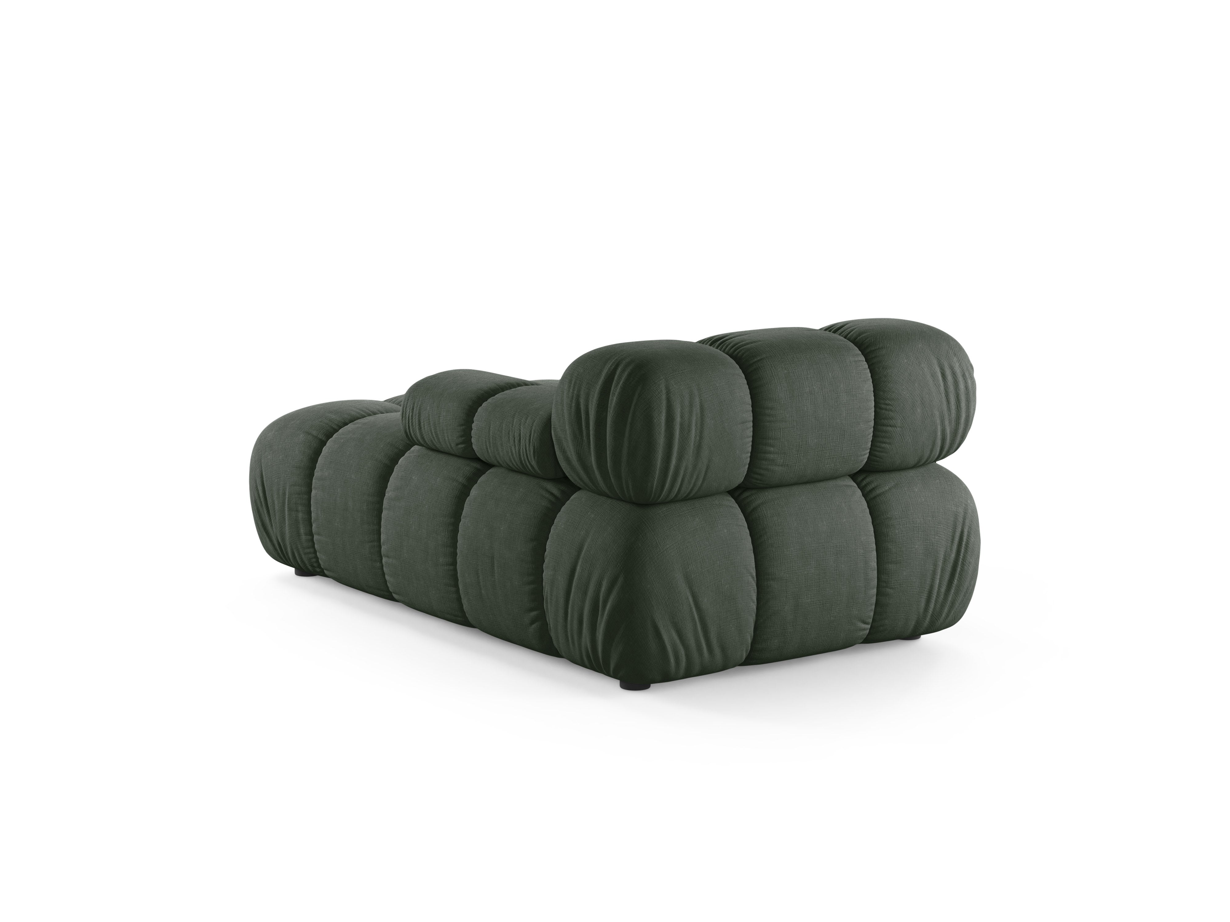 Rechters chaise longue BELLIS donkergroen
