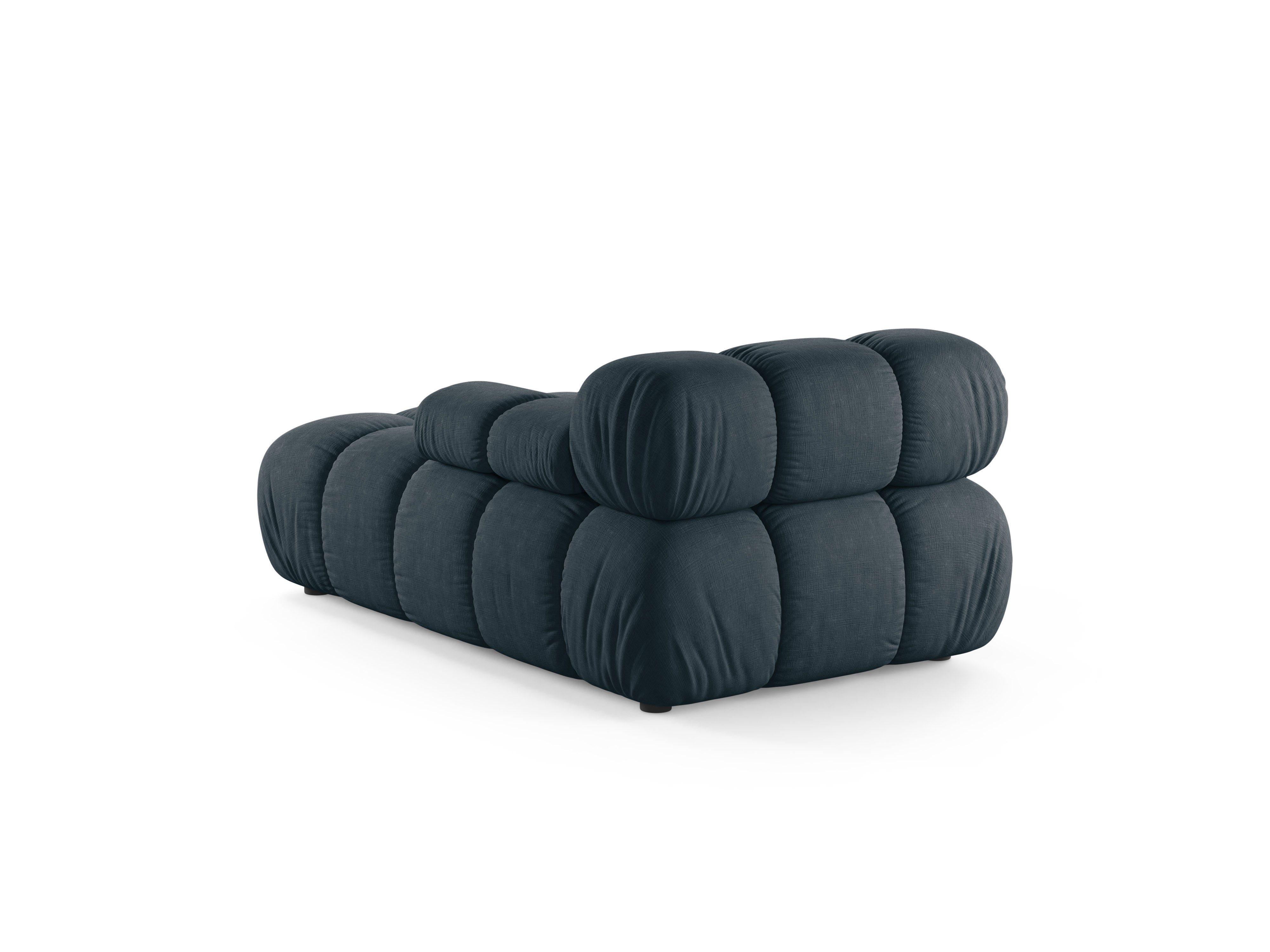 Rechters chaise longue BELLIS in diep petrol