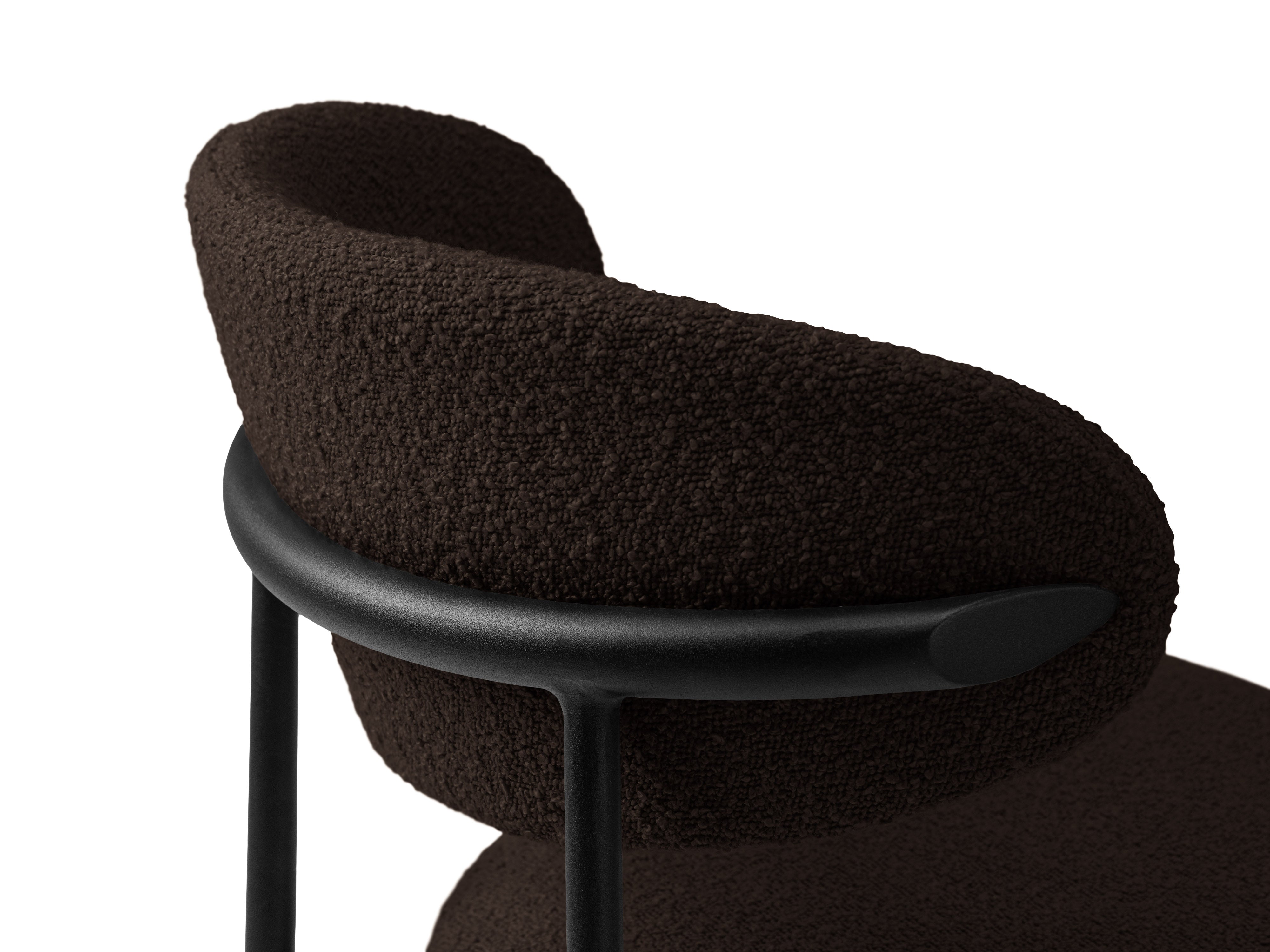 Stuhl NINA braunes Boucle