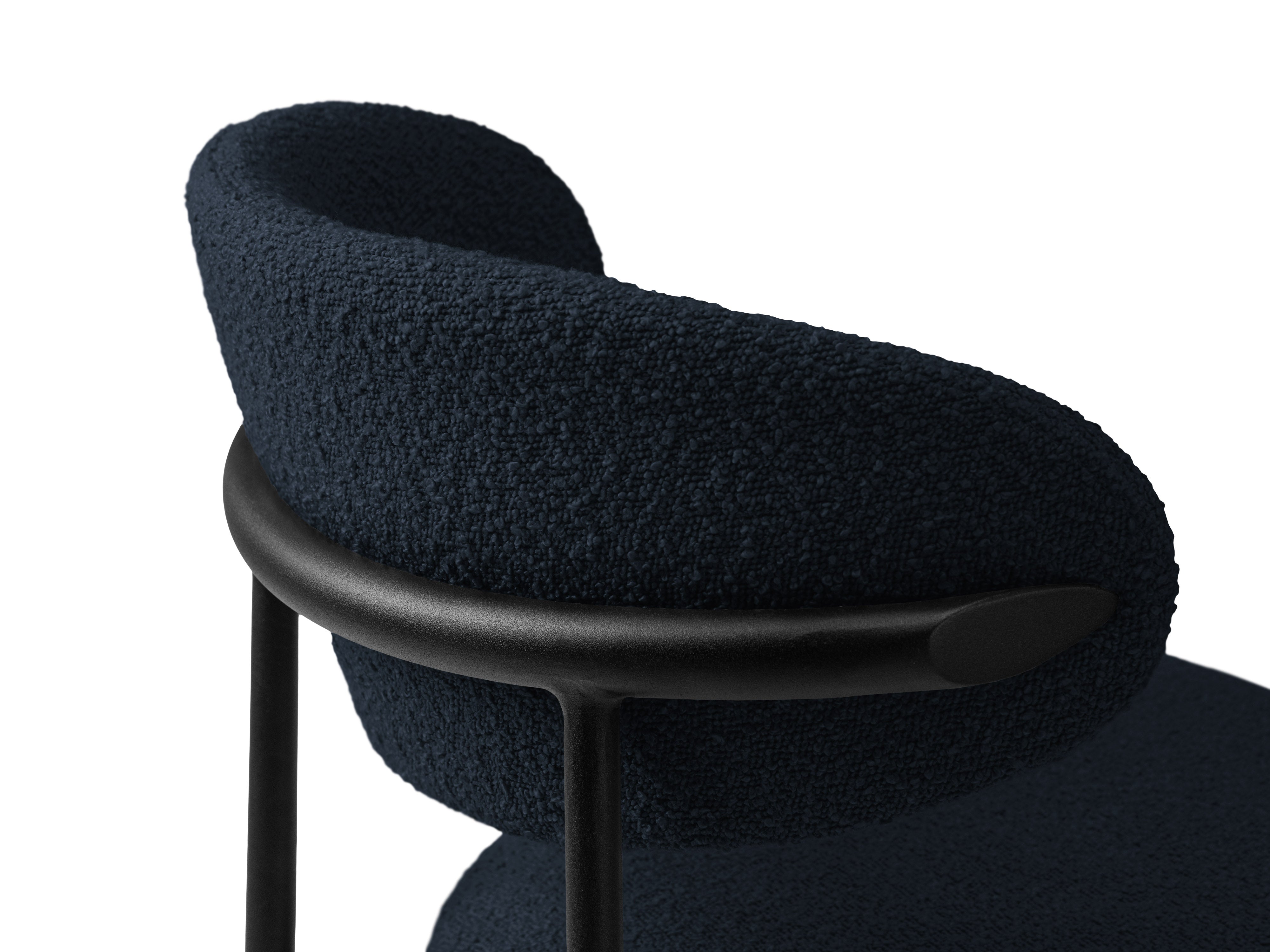 NINA Chair Dark Blue Boucle