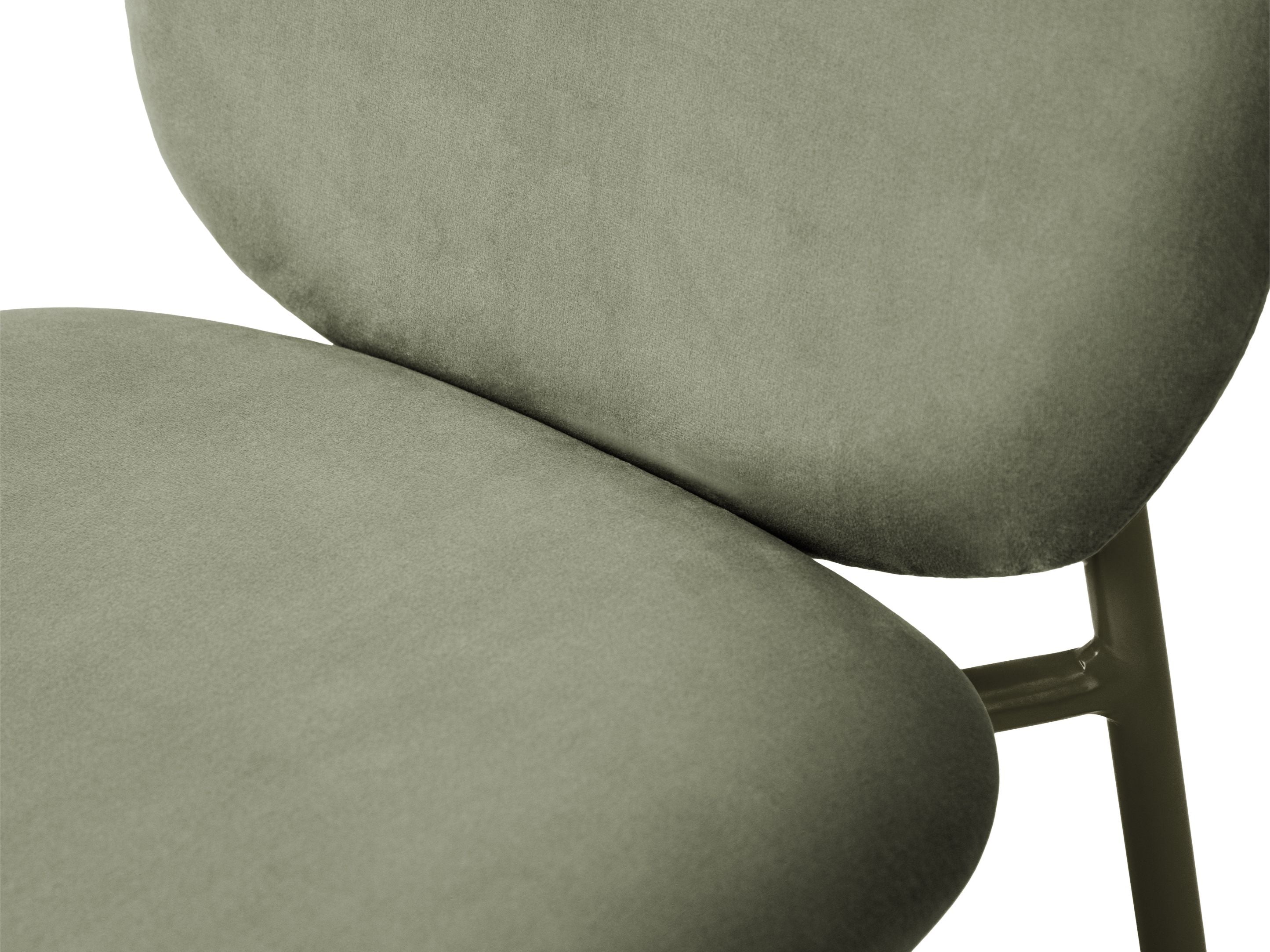 Velvet Chair CAROLINE Green
