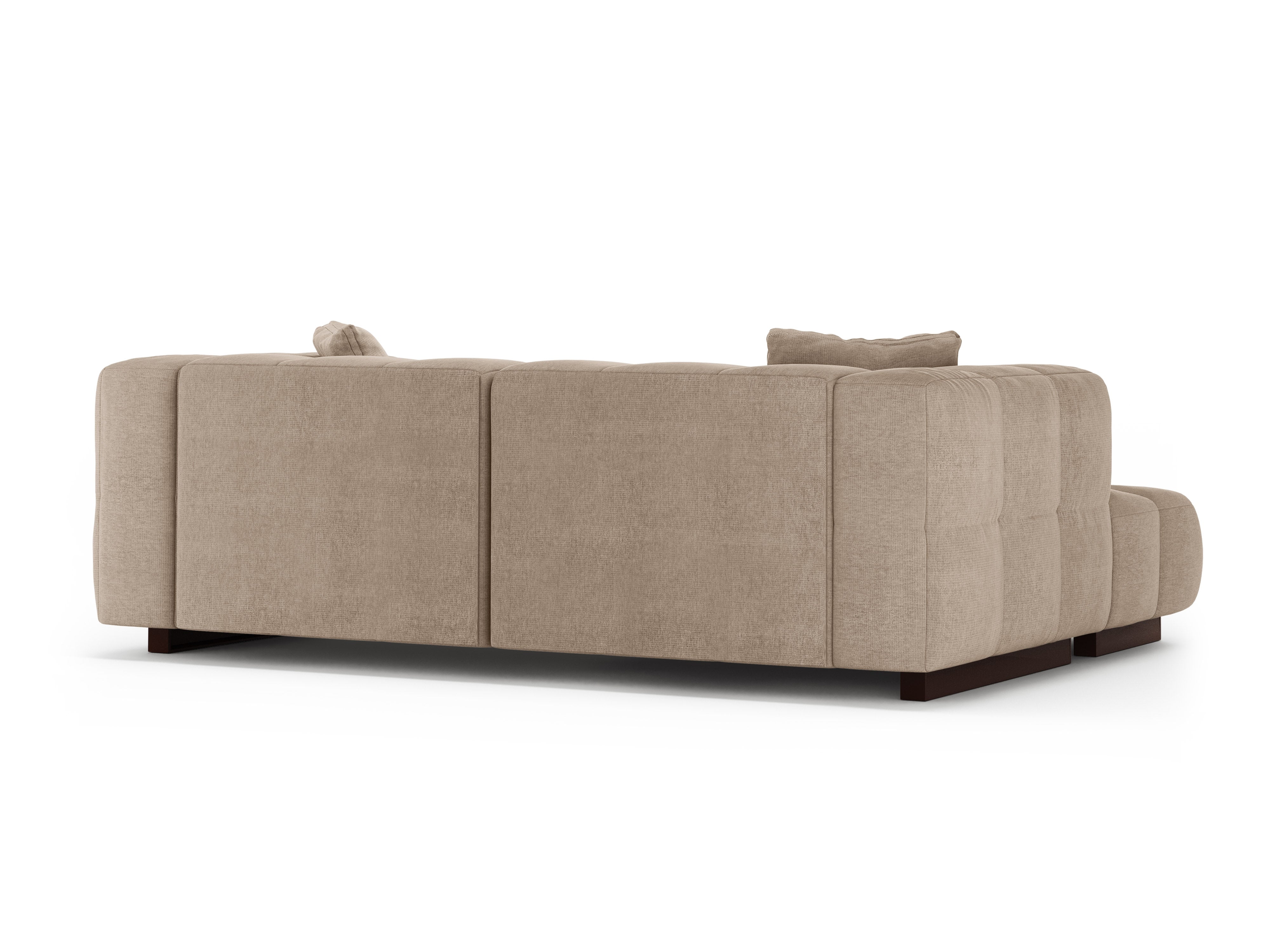 Ecksofa links mit Schlaffunktion PUMA sandfarben