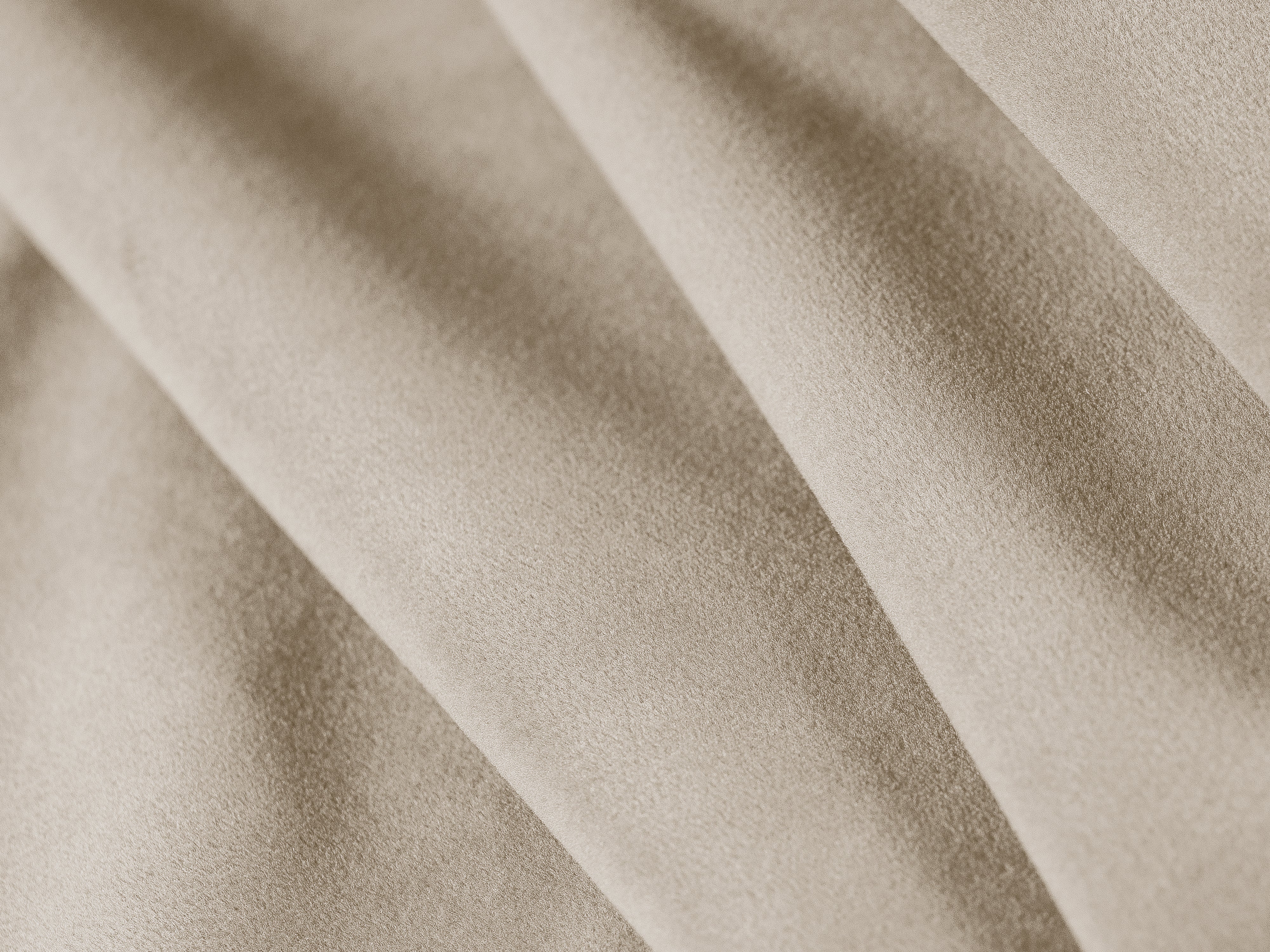 Samt-Ecksofa links mit Schlaffunktion JODIE dunkelbeige