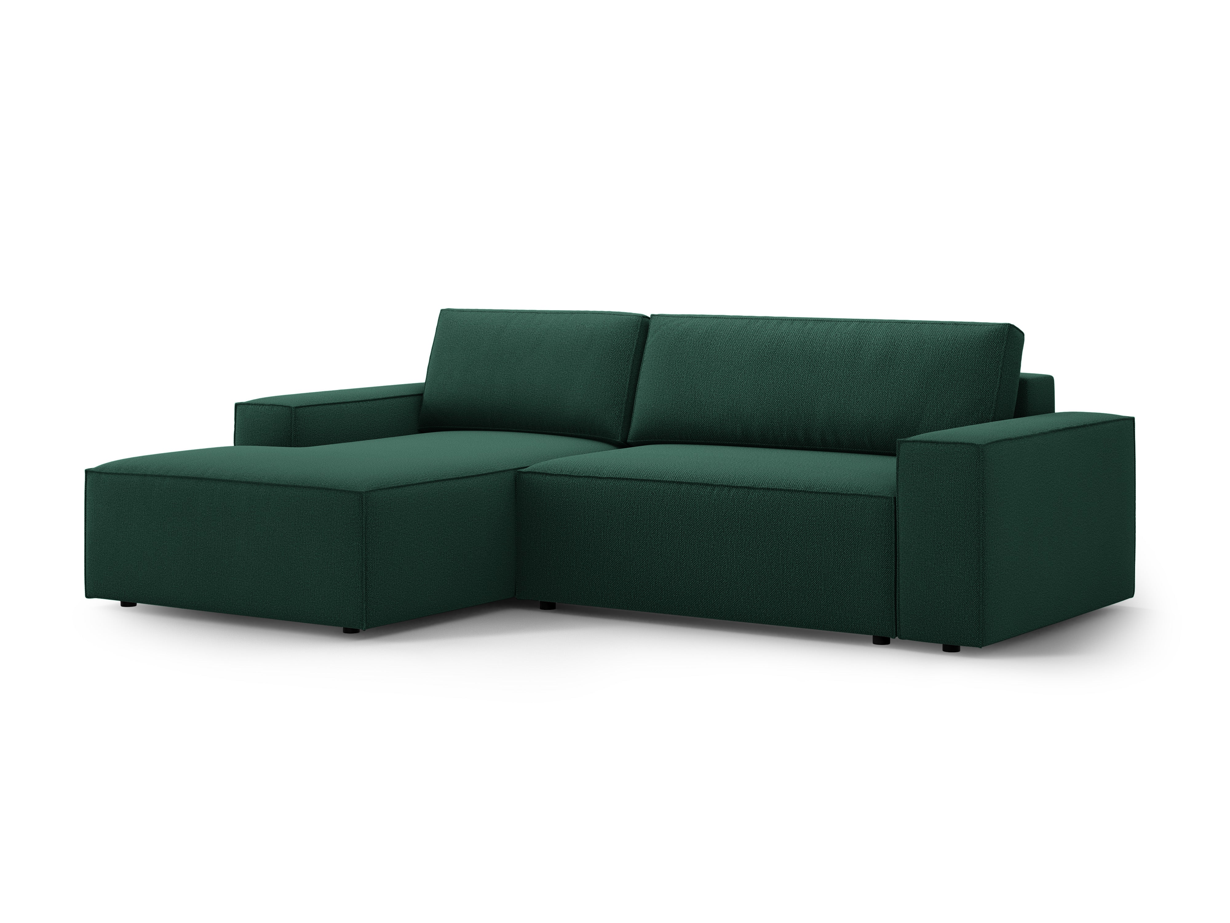 Left-facing sofa bed JODIE green