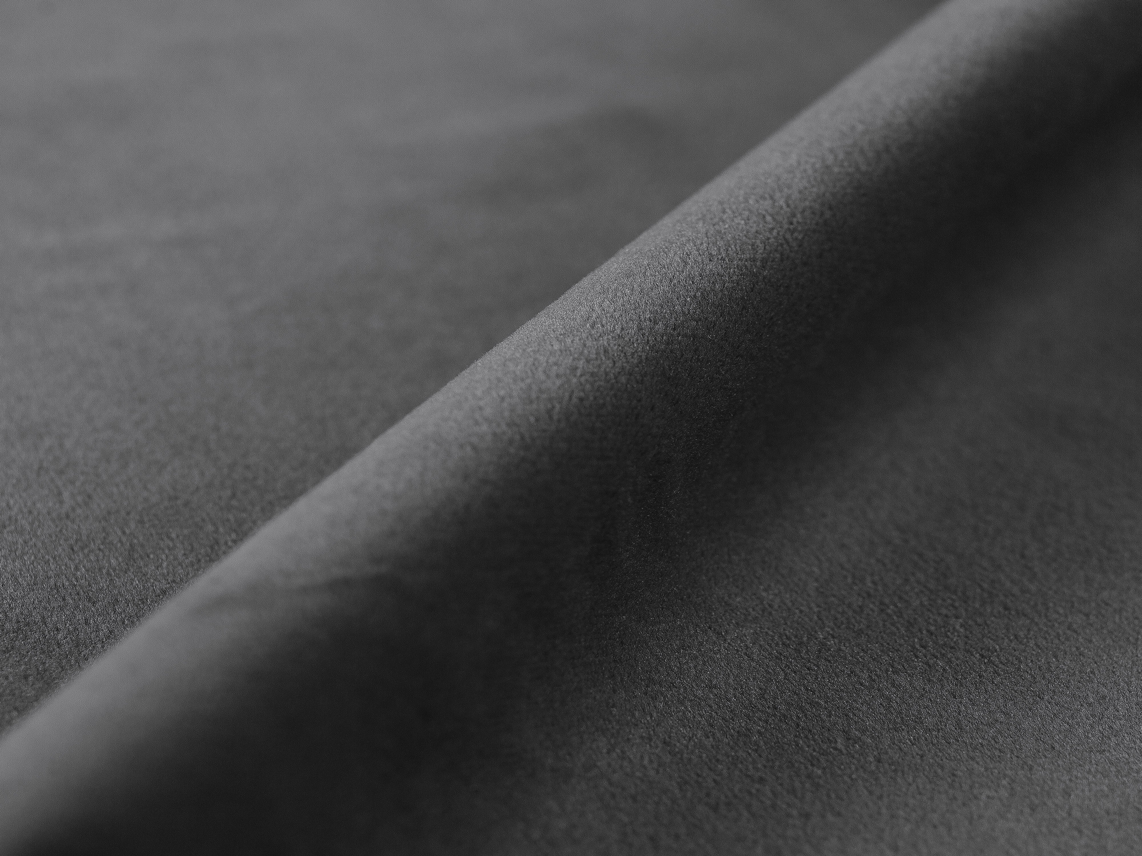 Grijze 3-zits fluwelen hoekbank links met slaapfunctie VICTOR