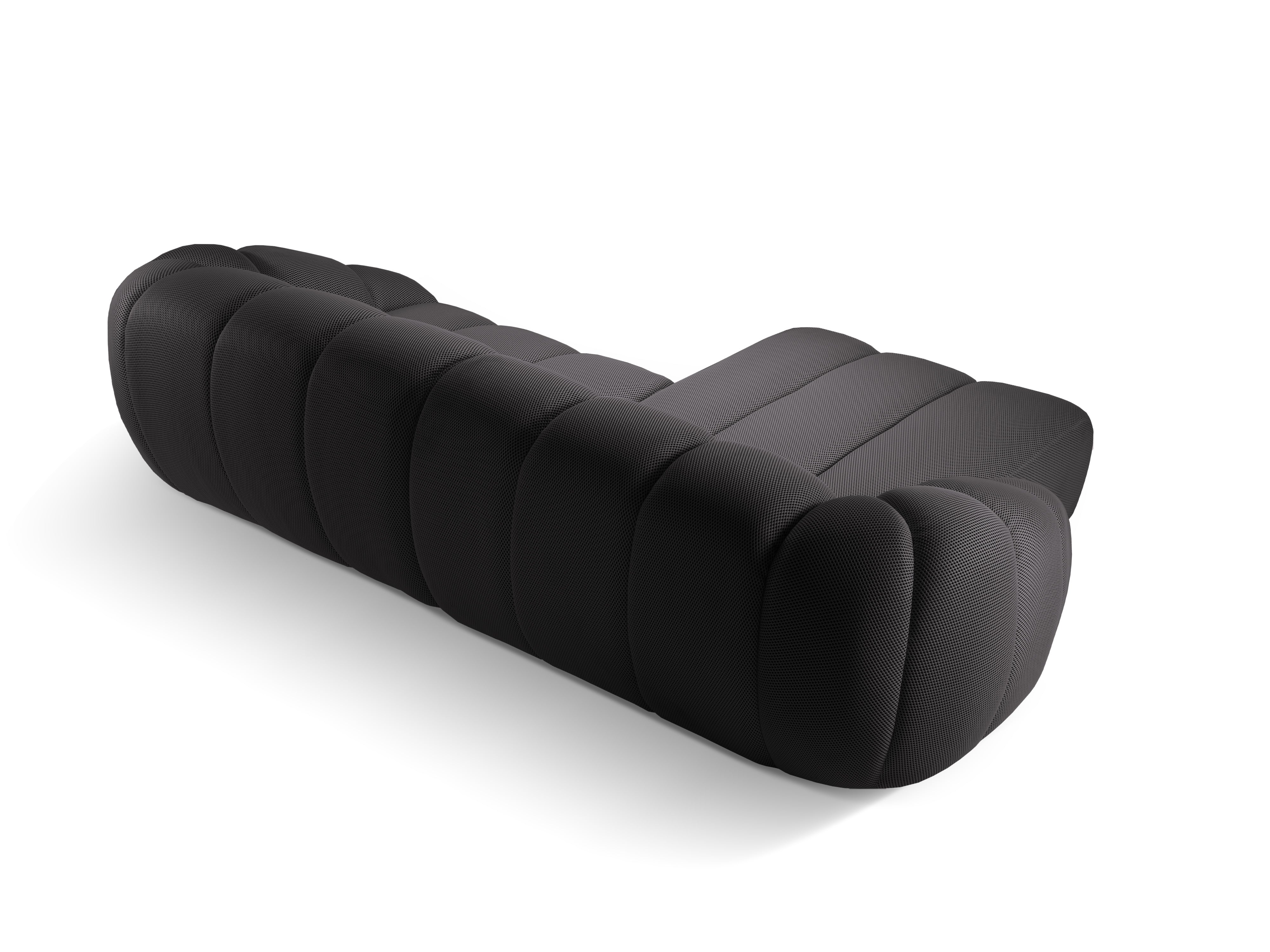 Hoekbank voor 4 personen, links, DIANA espresso