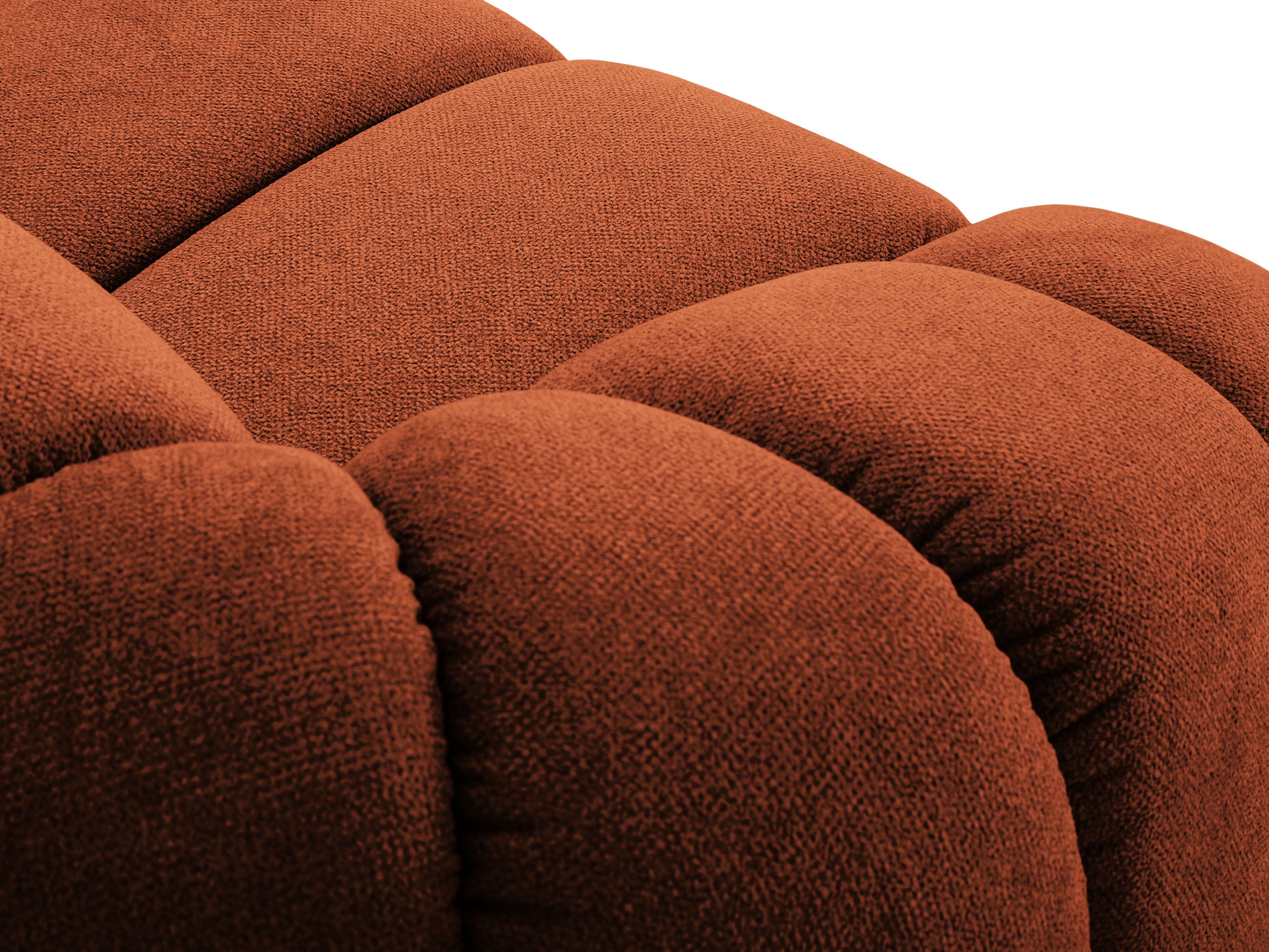 Hoekbank voor 4 personen links DIANA terracotta szenil