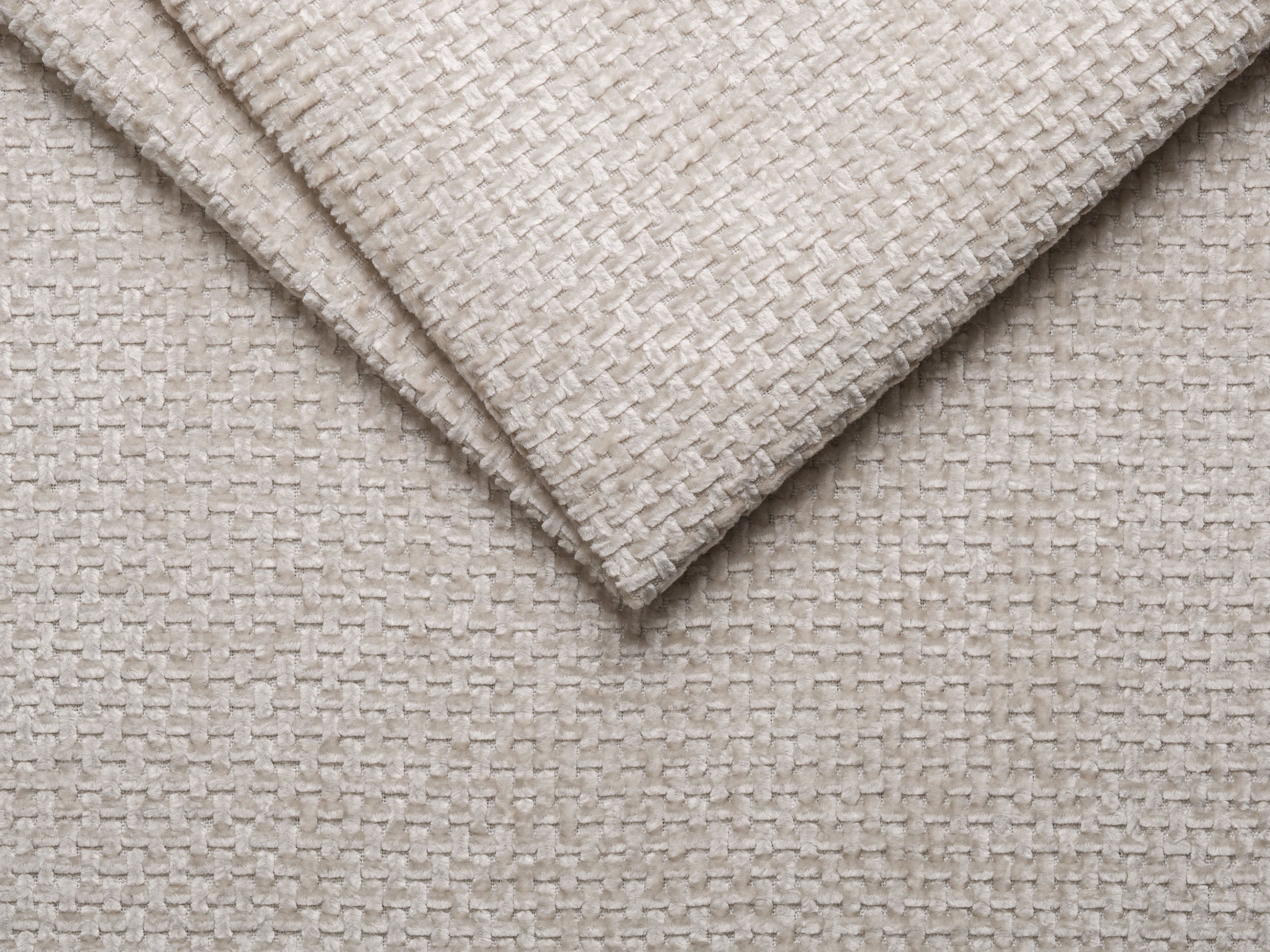 4-seater left-facing corner sofa MILEY beige chenille