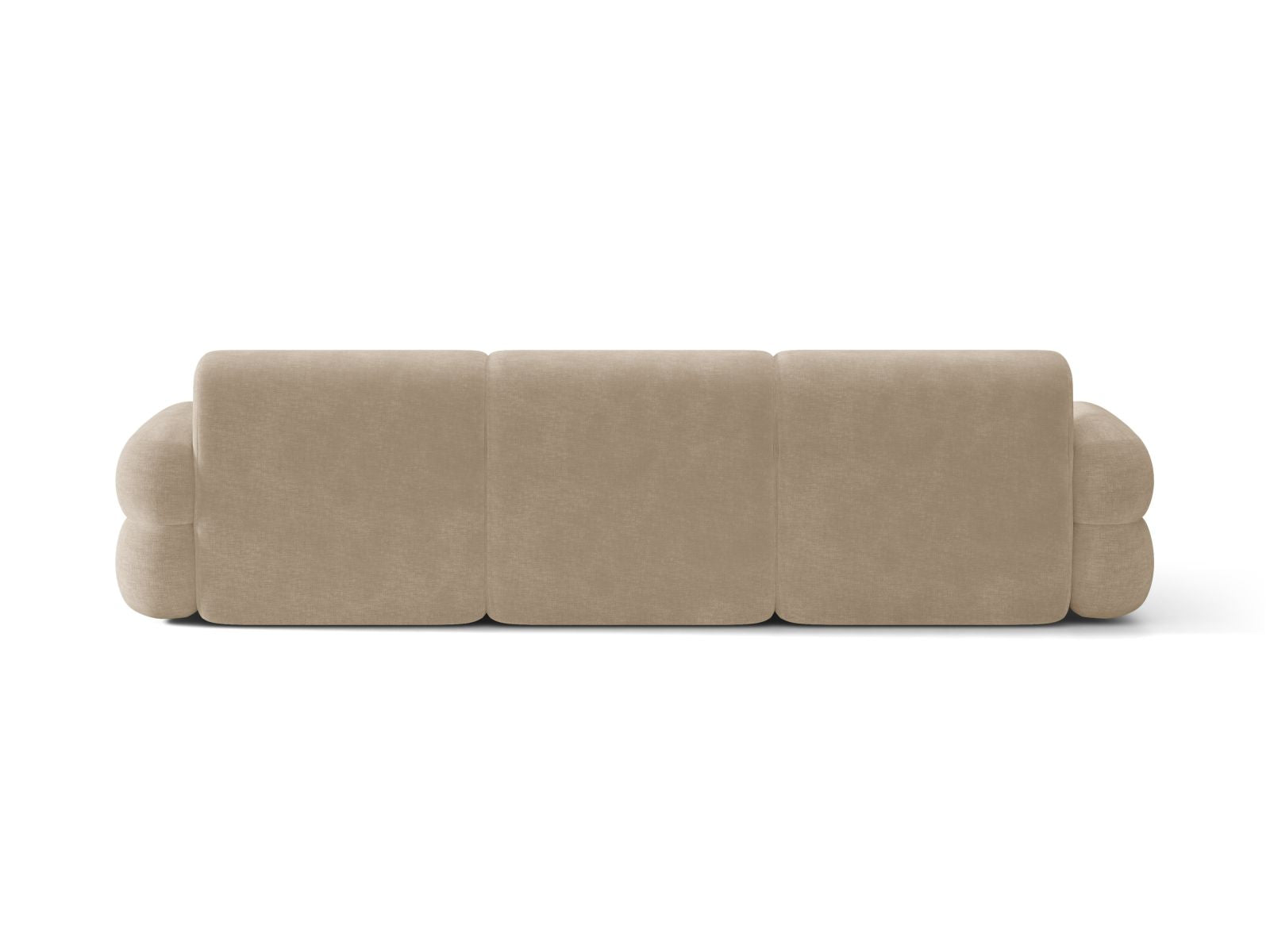 Linker NEO hoekbank in beige chenille