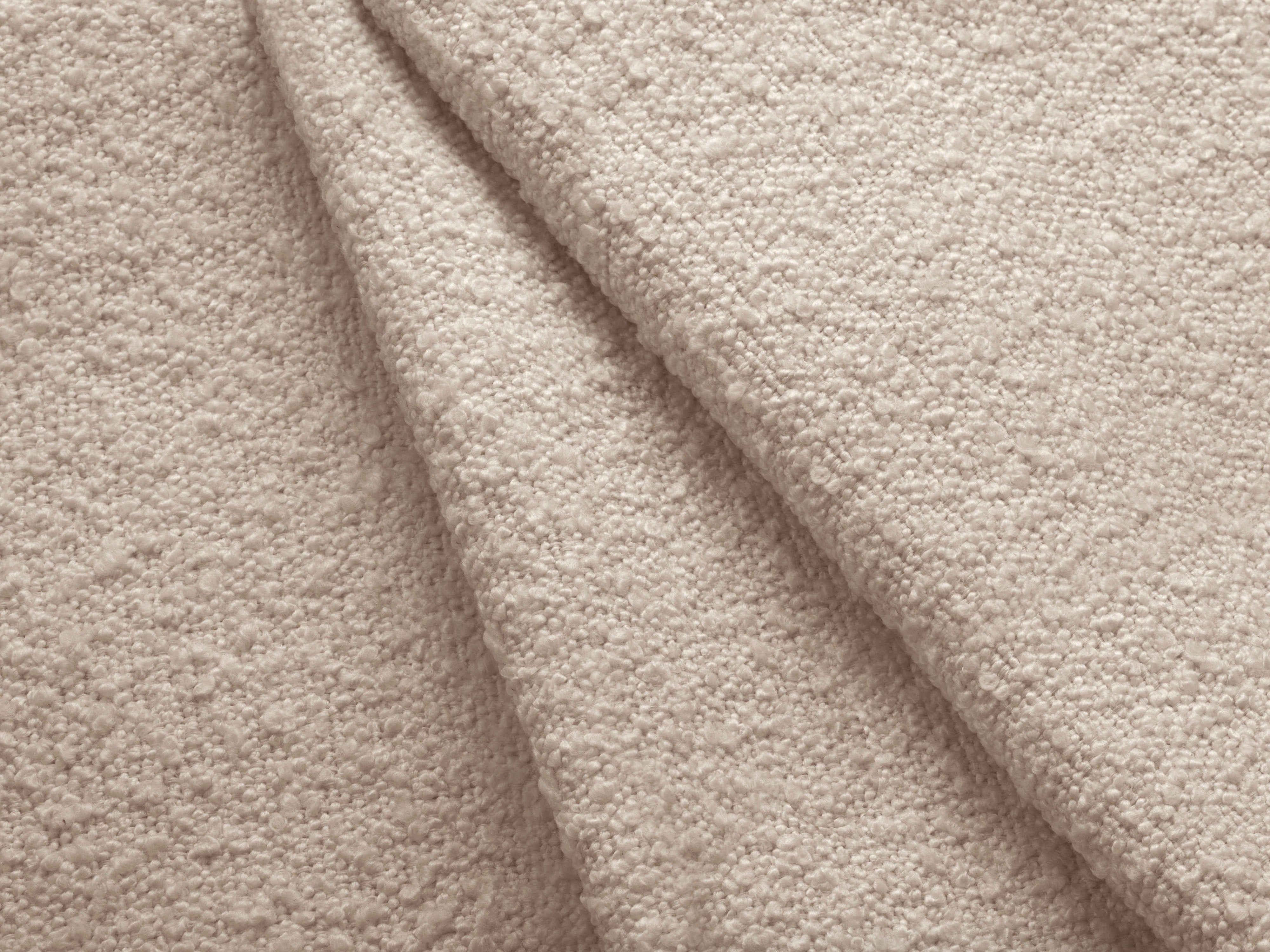 Rechthoekige 2-zits hoekbank KATE beige boucle