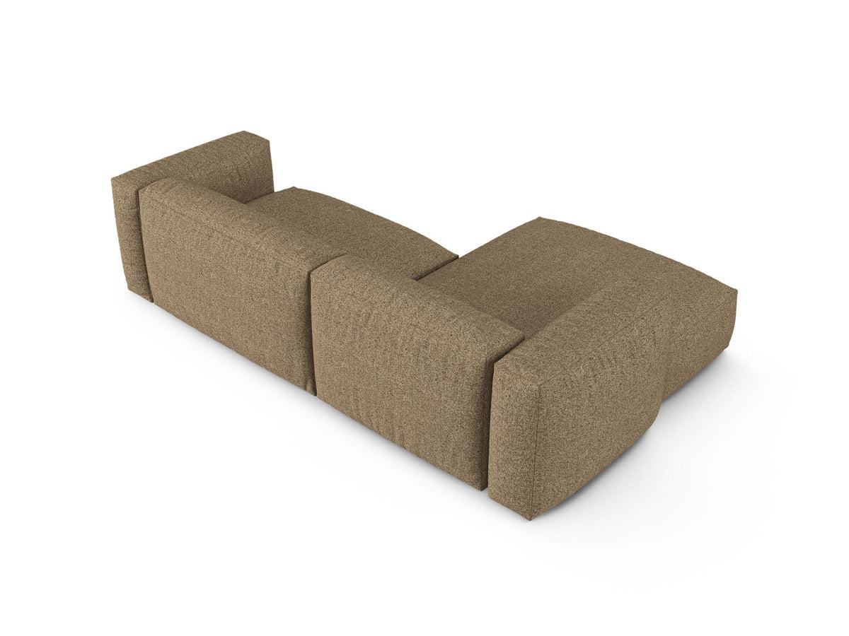 Narożnik lewostronny 2-osobowy XL MARTINA cappuccino boucle – detal tkaniny