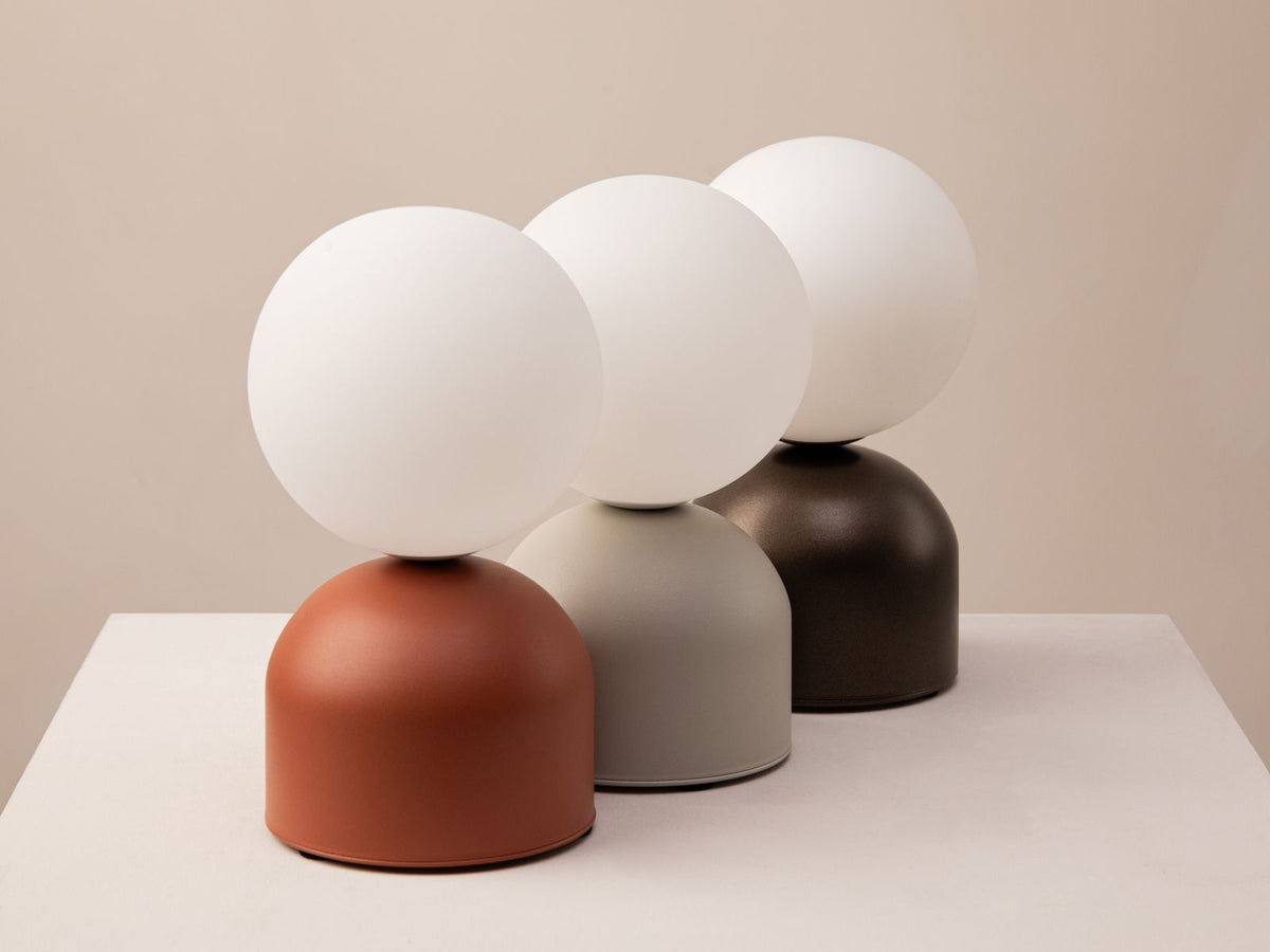 Lampa stołowa ELY brązowy – ujęcie 5