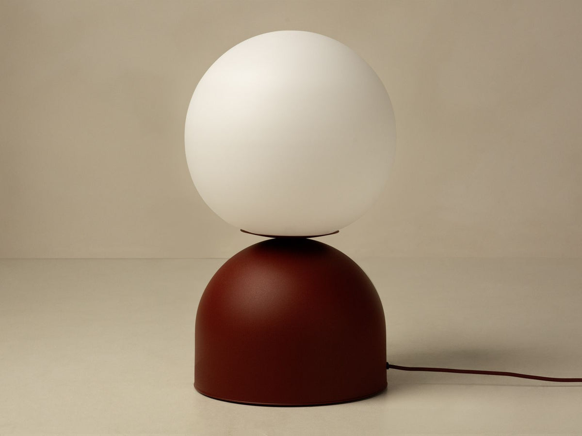 Lampa podłogowa ELY burgundowy – ujęcie 2