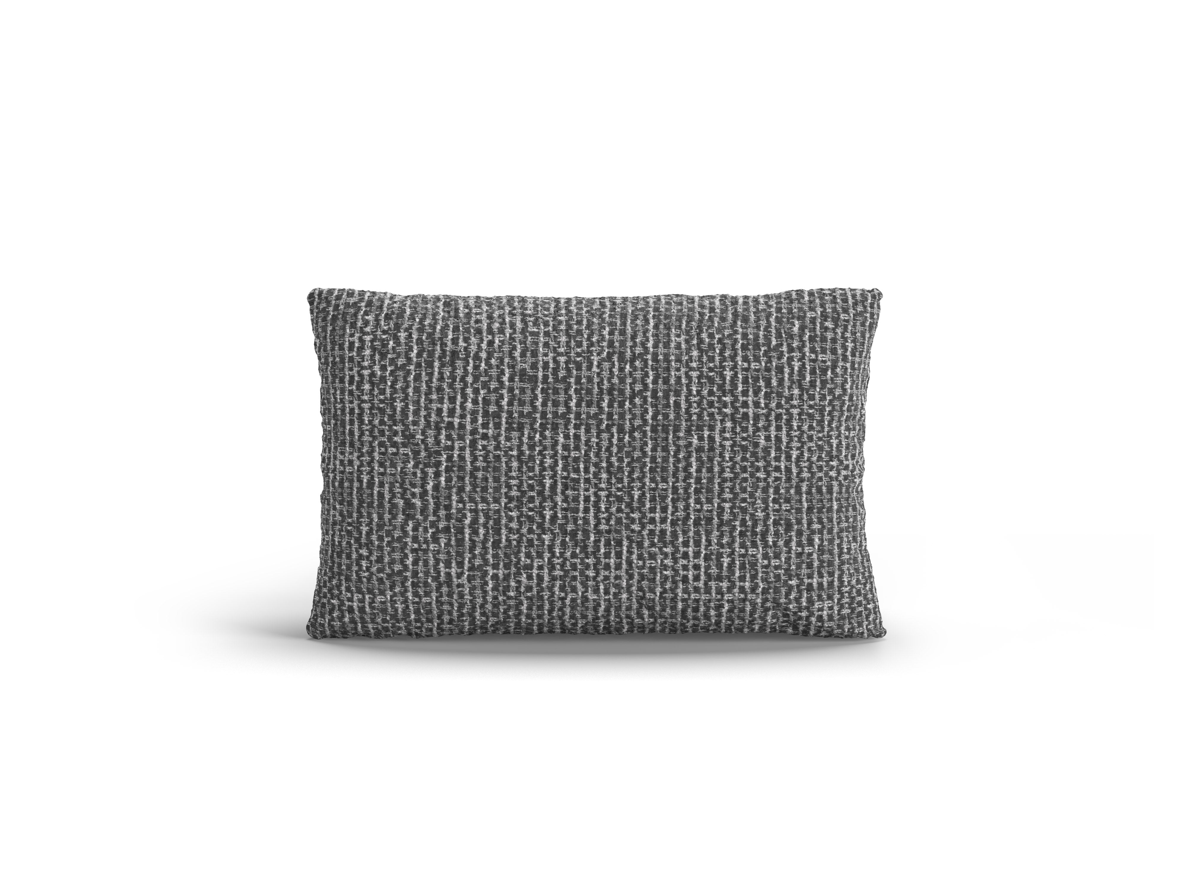 POPPY cushion dark gray chenille