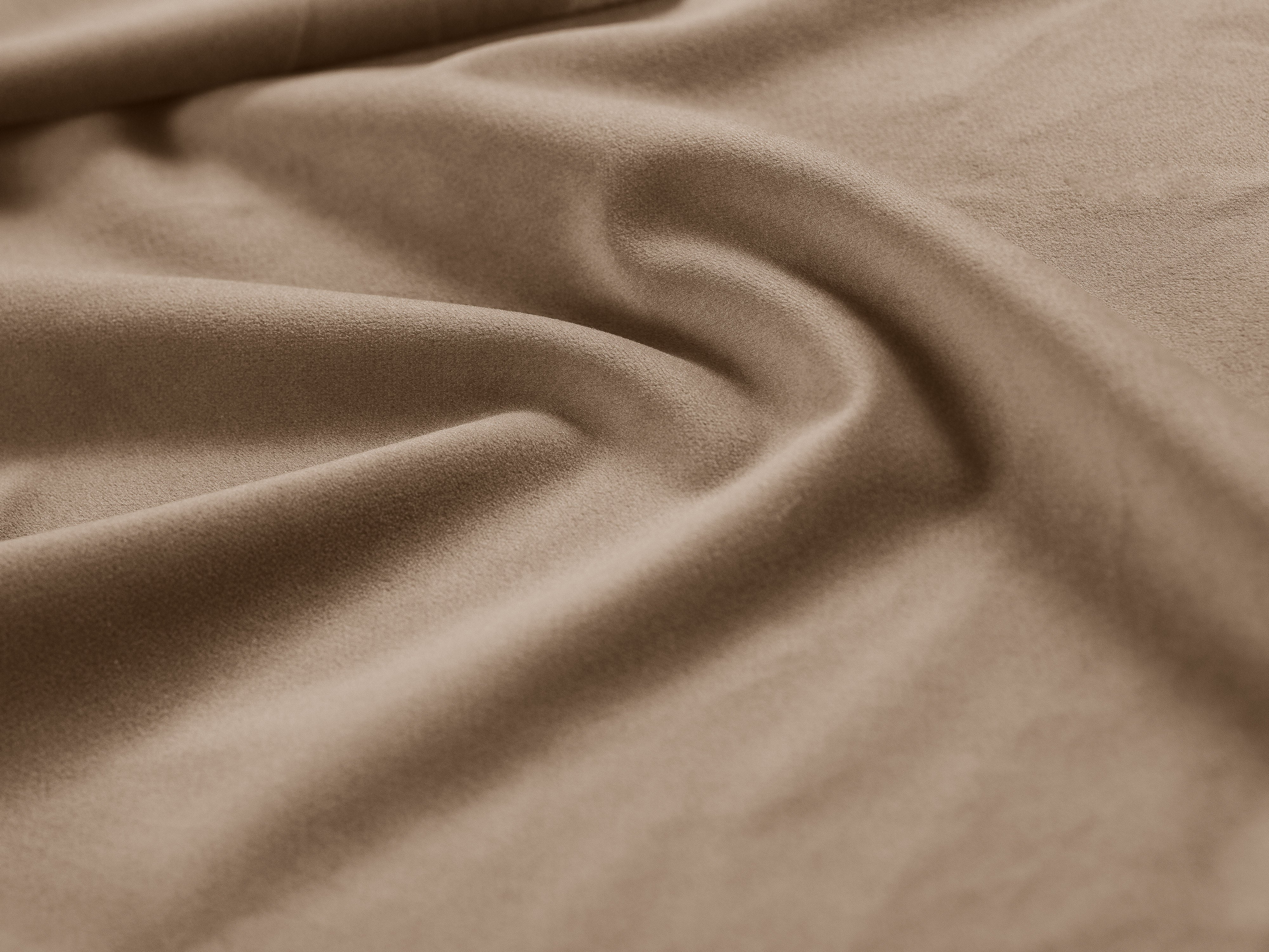 Velours poef GEORGIA beige