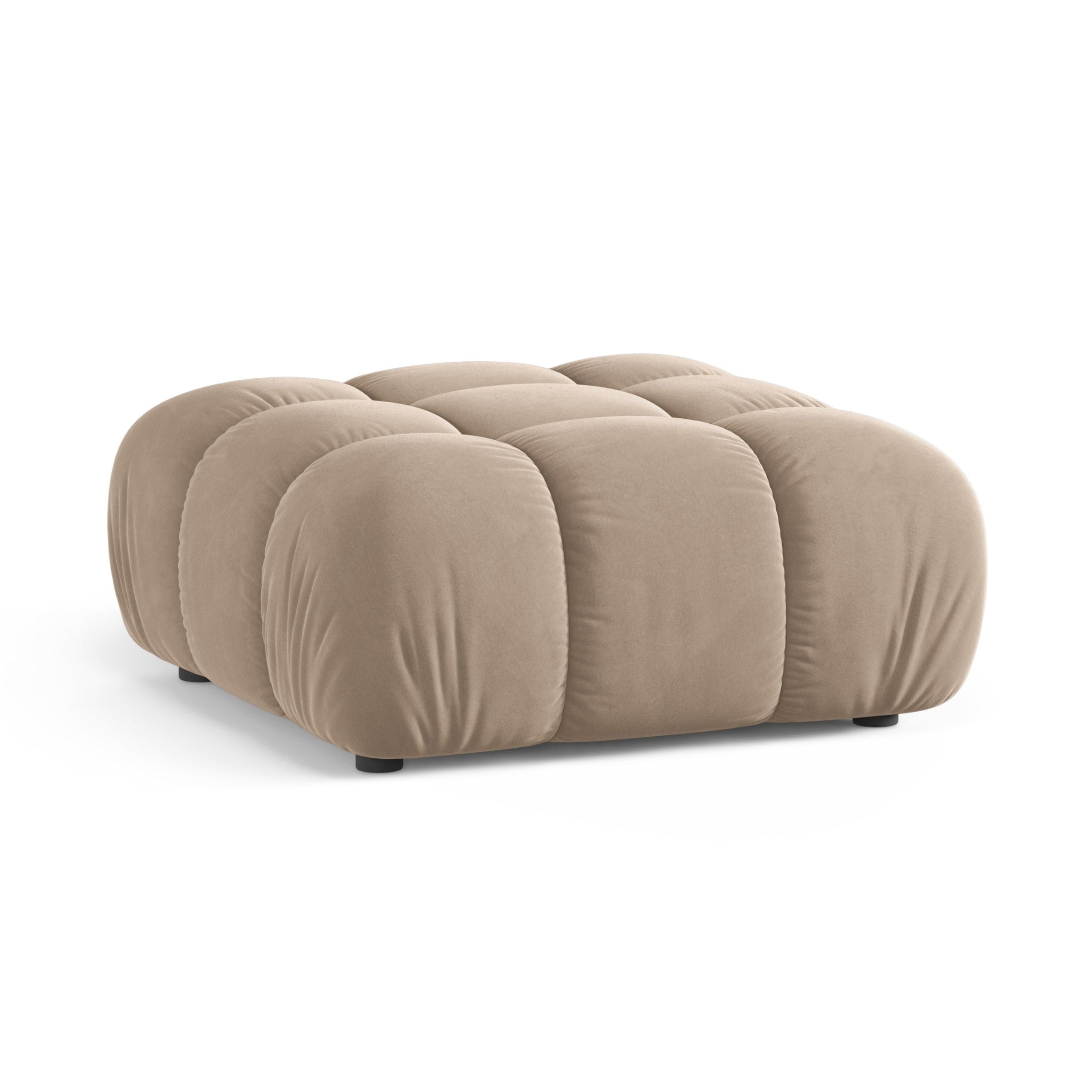 Puf / module BELLIS beige velours