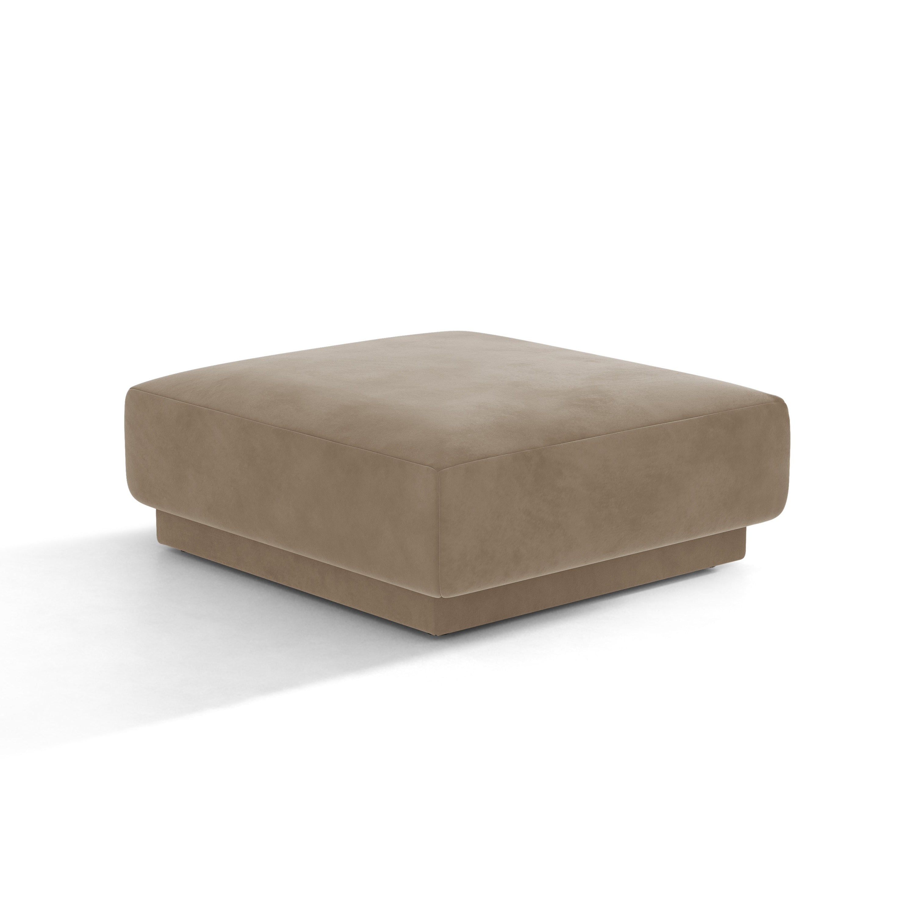 Puf aksamitny MILEY cappuccino – Micadoni
