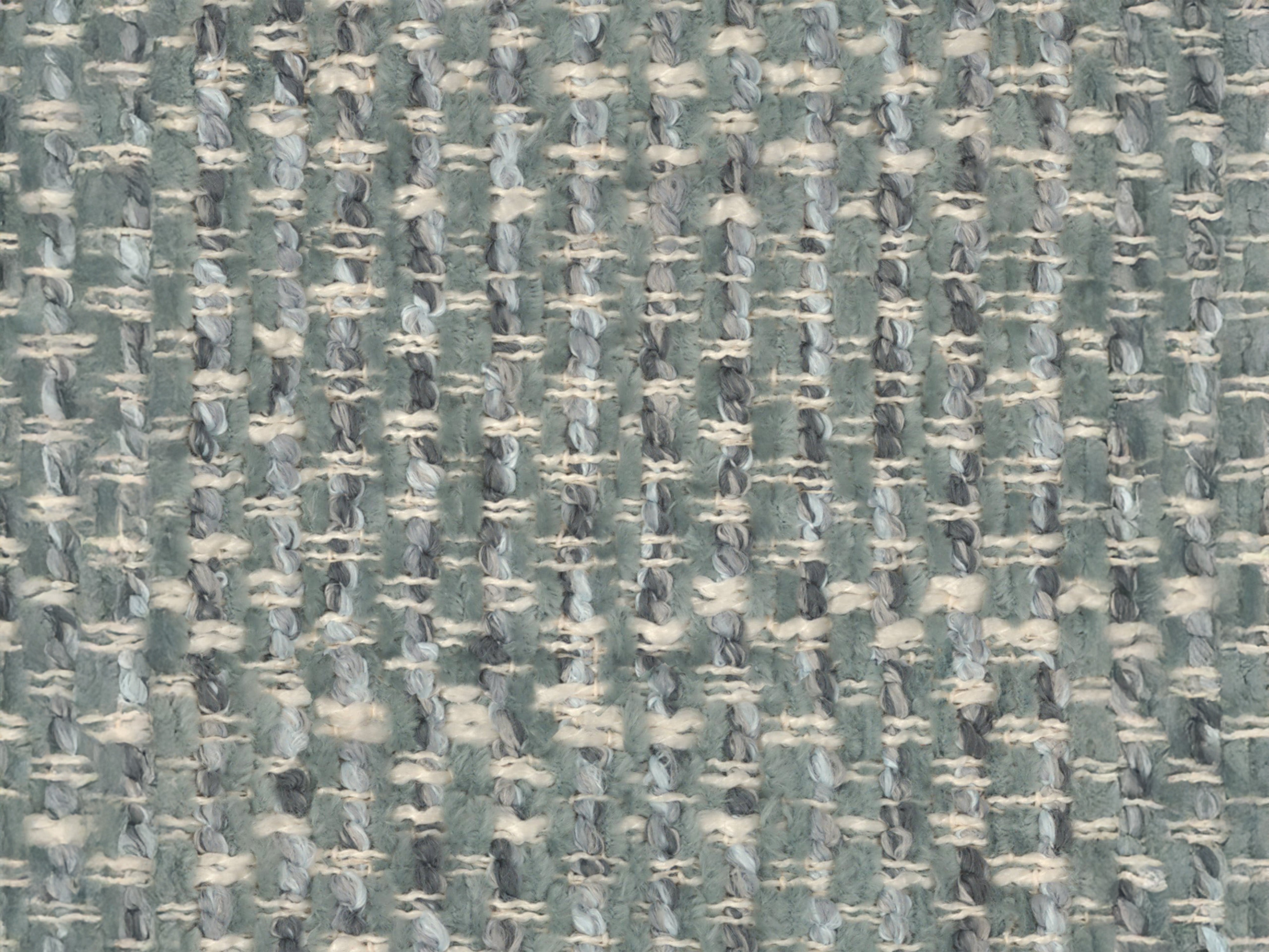 Puf GEORGIA uitgedoofd blauwe chenille