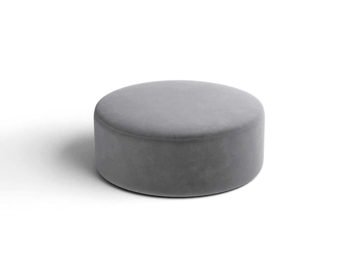 Puf aksamitny DIA szary – ujęcie 7