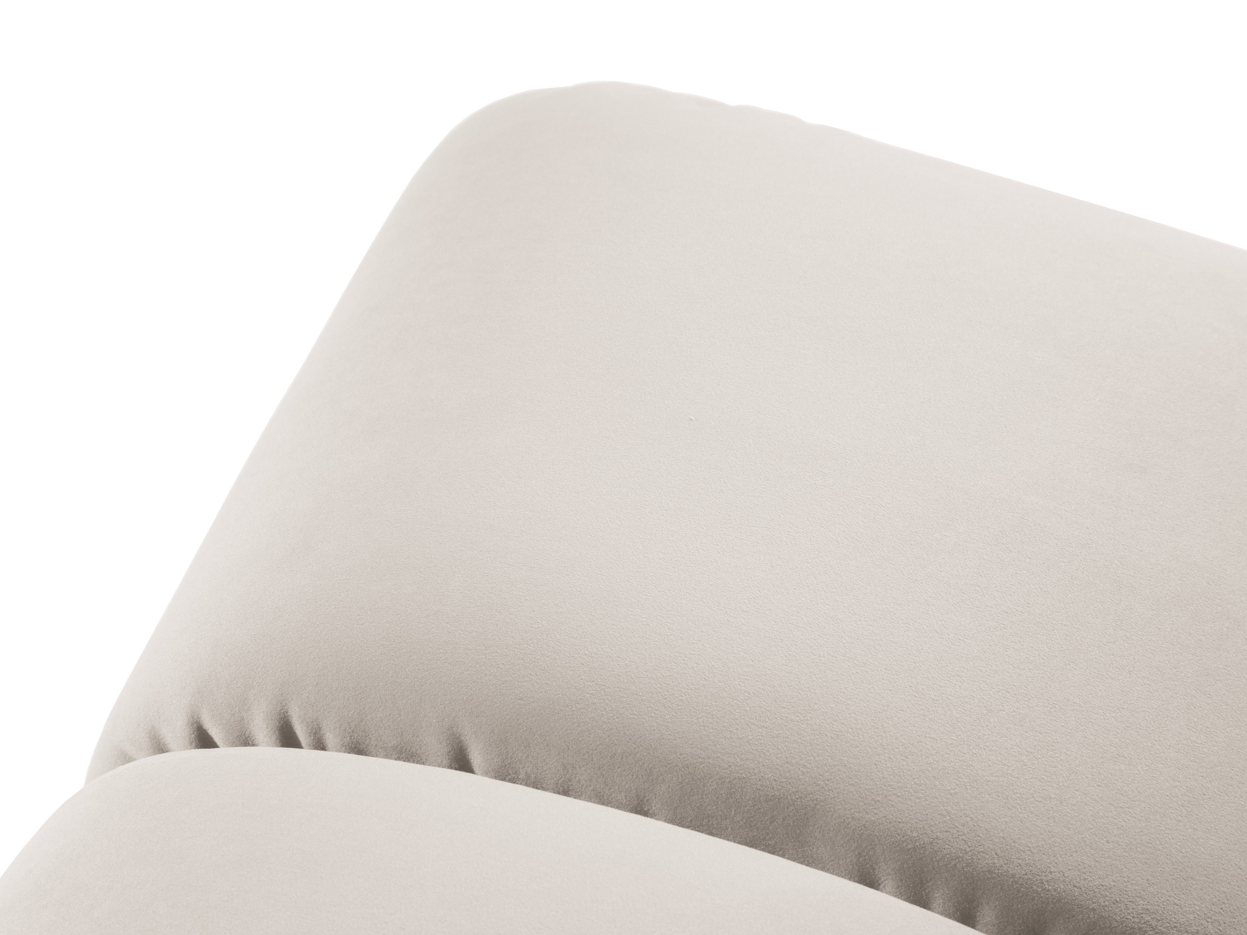 Samt Pouf DIANA beige