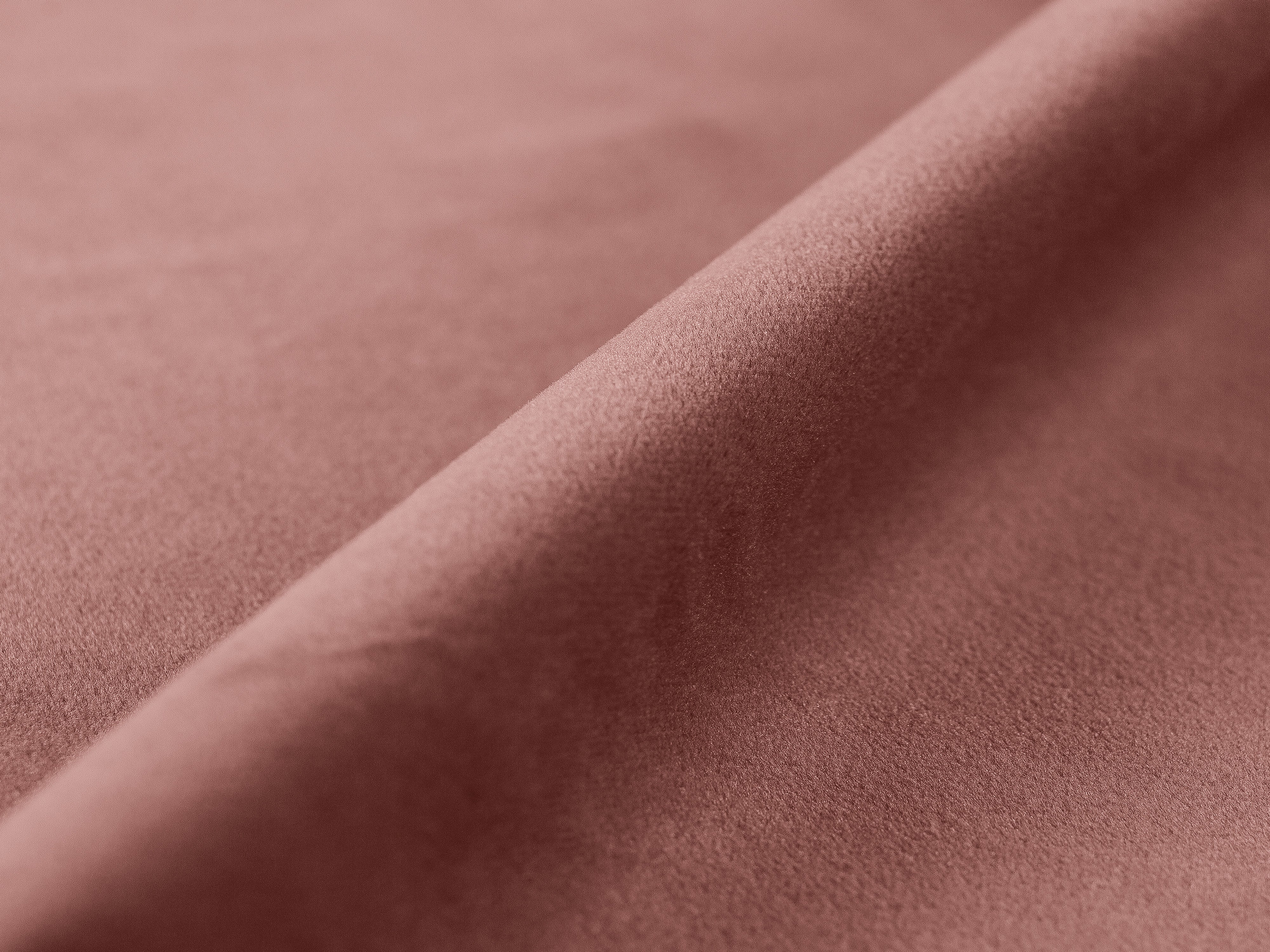 Fluwelen hoekbank rechts 3-zits met slaapfunctie VICTOR roze