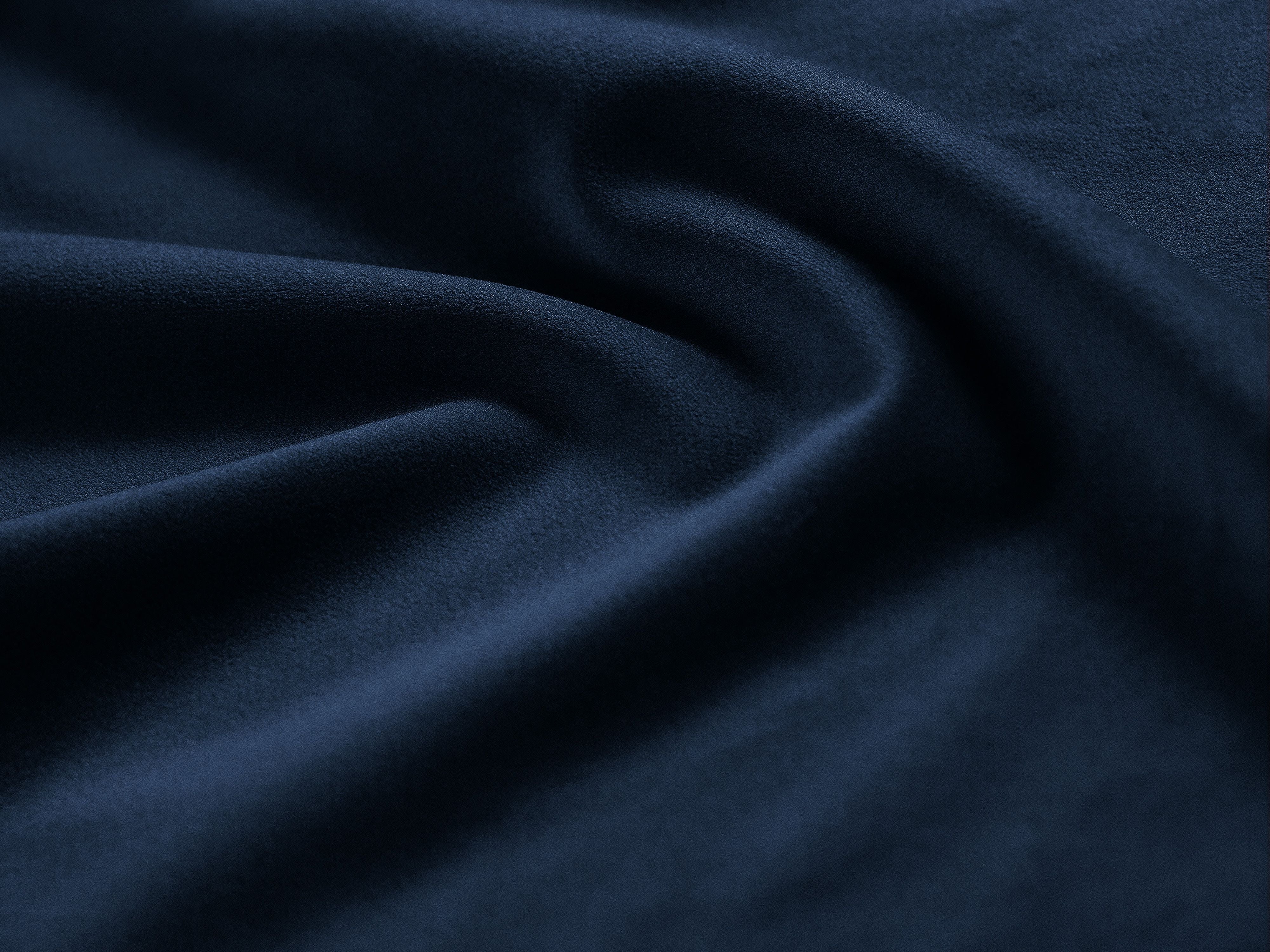 Driepersoons rechtszijdige fluwelen hoekbank JODIE in koninklijk blauw