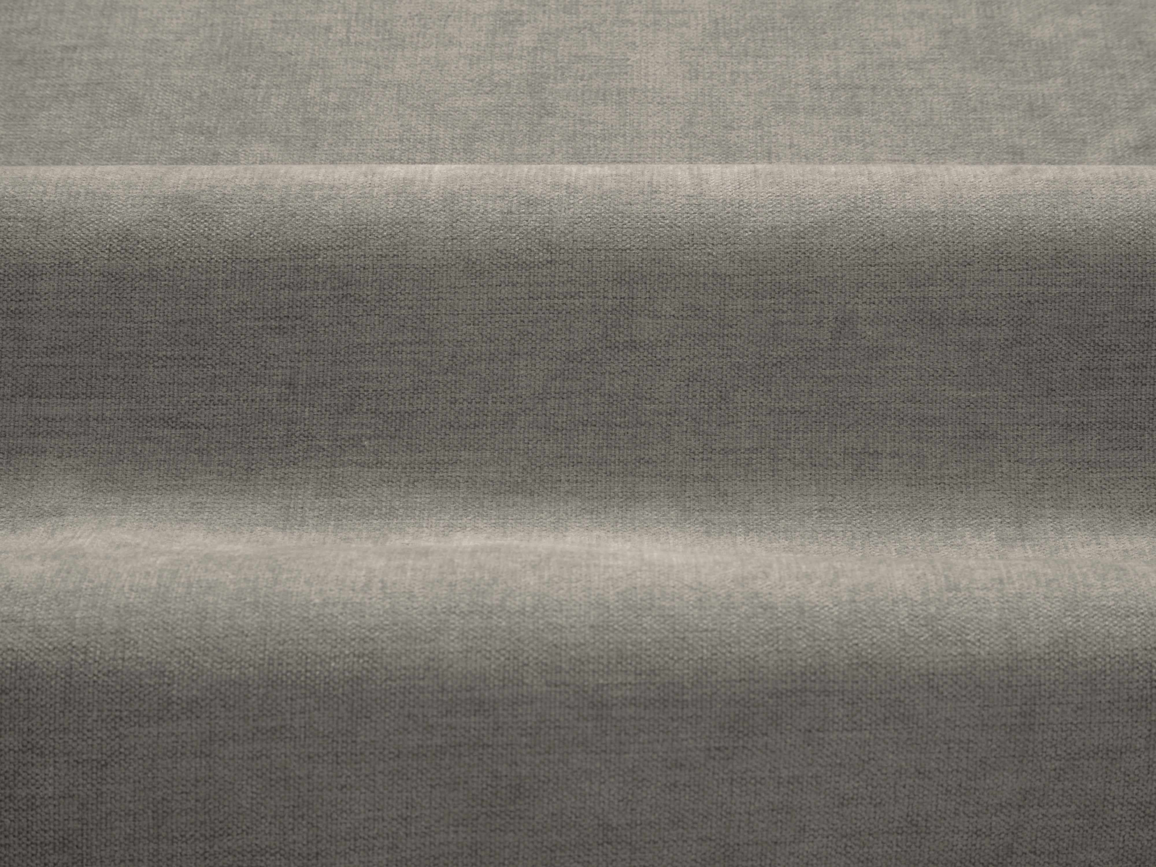 Rechthoekige 3-zits hoekbank TORINO lichtgrijs