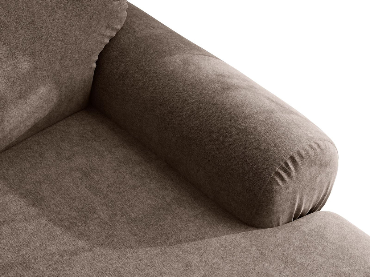 Narożnik 2-osobowy prawostronny OPHELIA cappuccino – detal wykonania