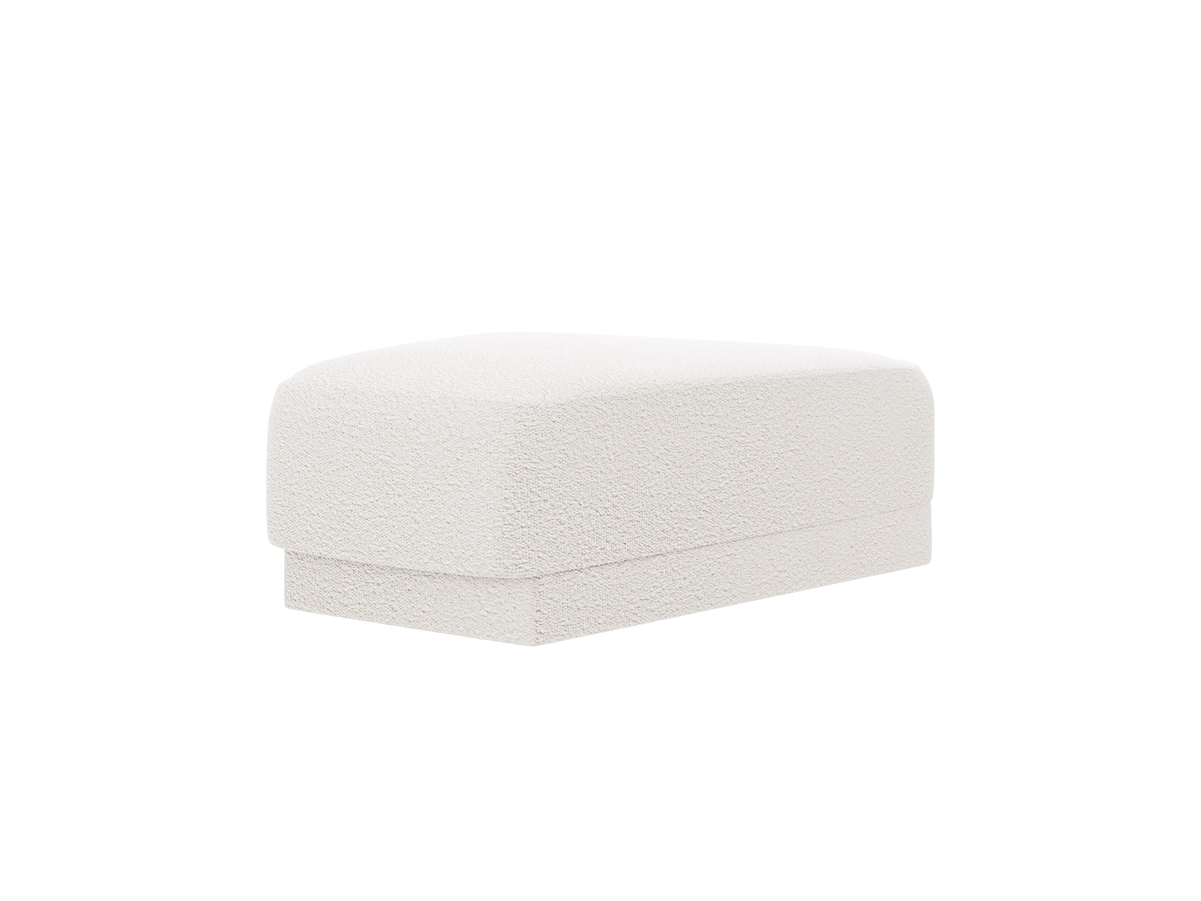 Pouf / module MILEY white boucle