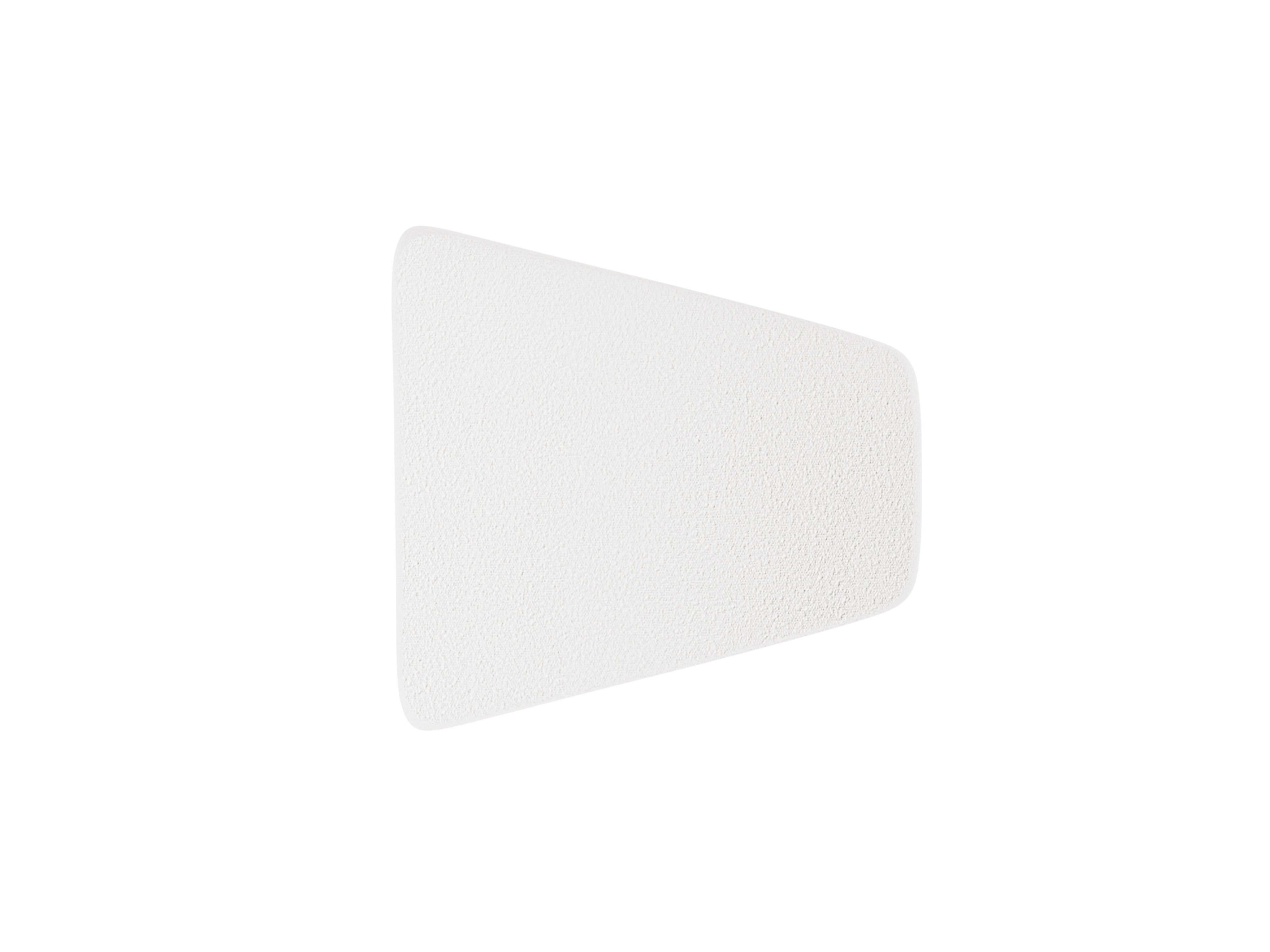 Pouf / module MILEY white boucle