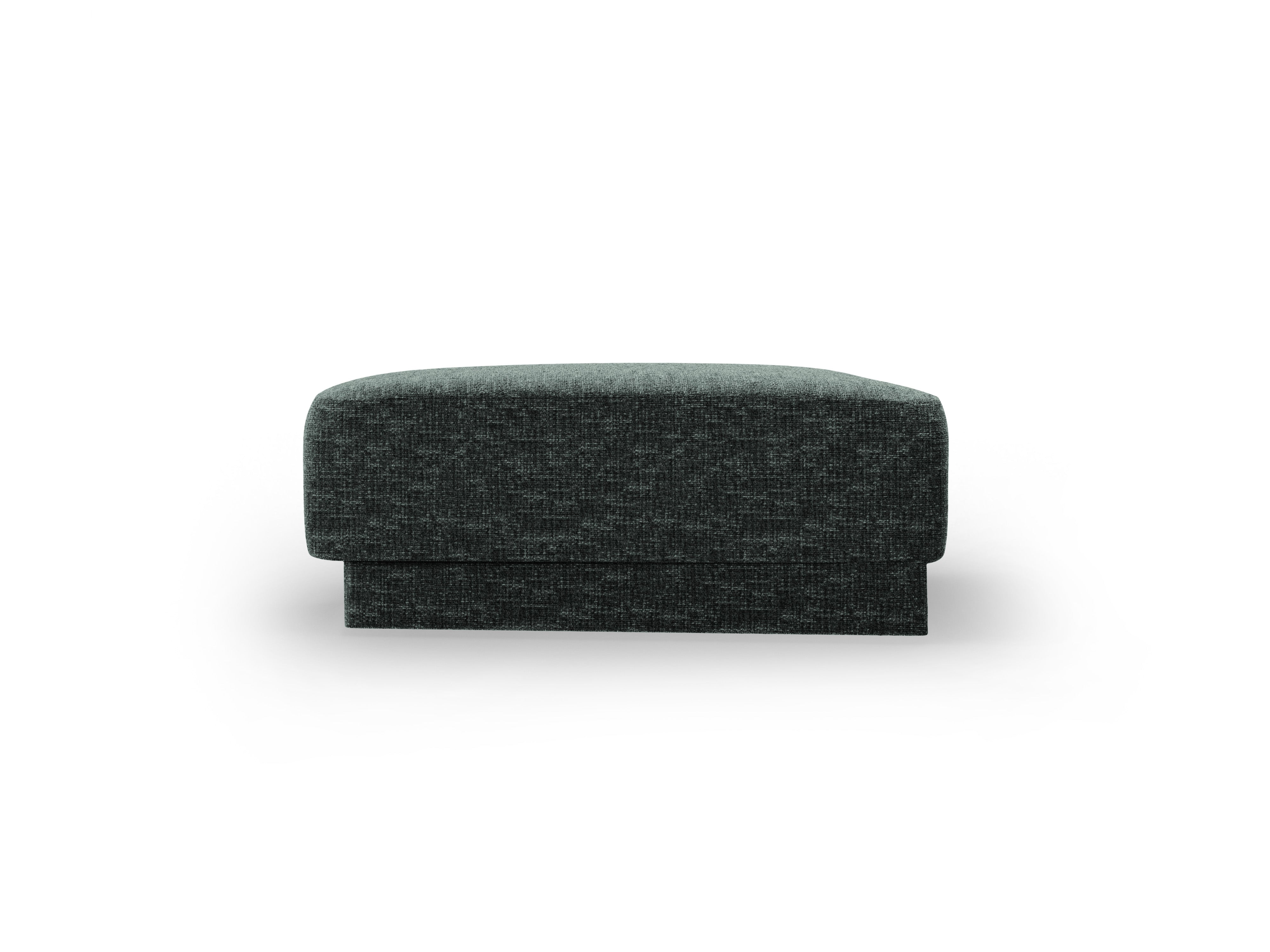 Puff / module MILEY petrol blue silky chenille