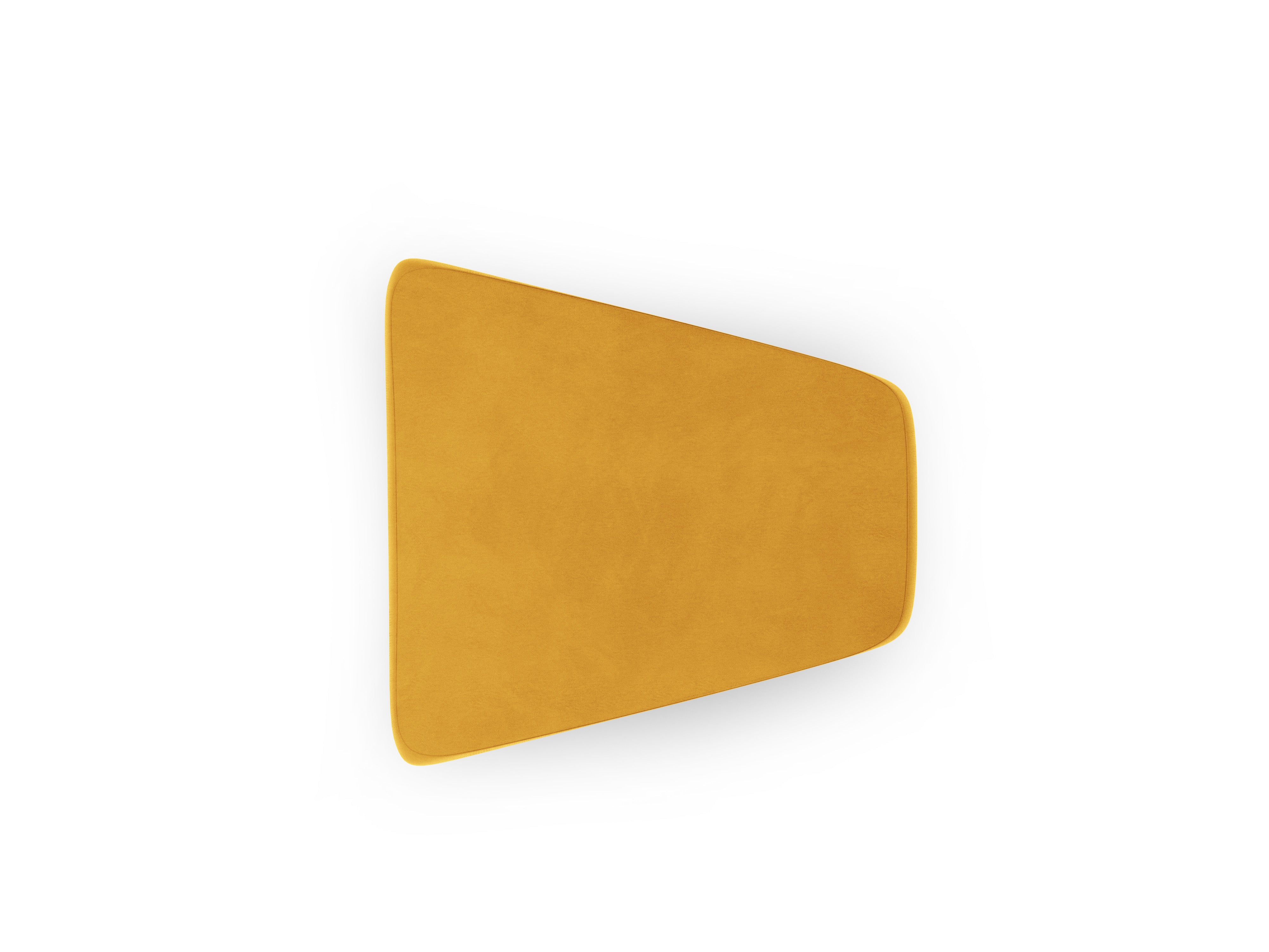 Pouf / velvet module MILEY yellow