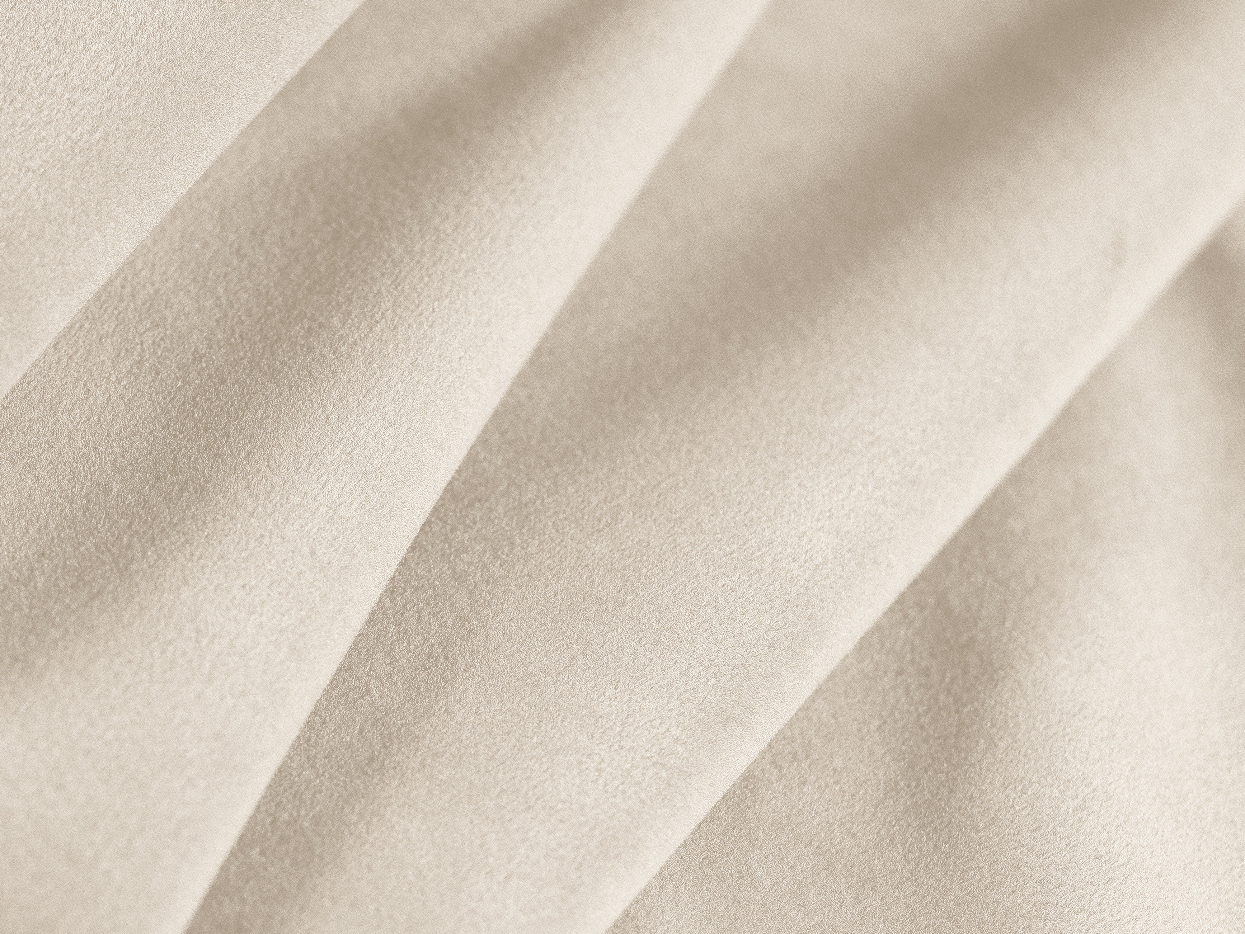 Modulares Ecksofa mit Tisch 3-Sitzer rechtsseitig samtig MILEY hellbeige